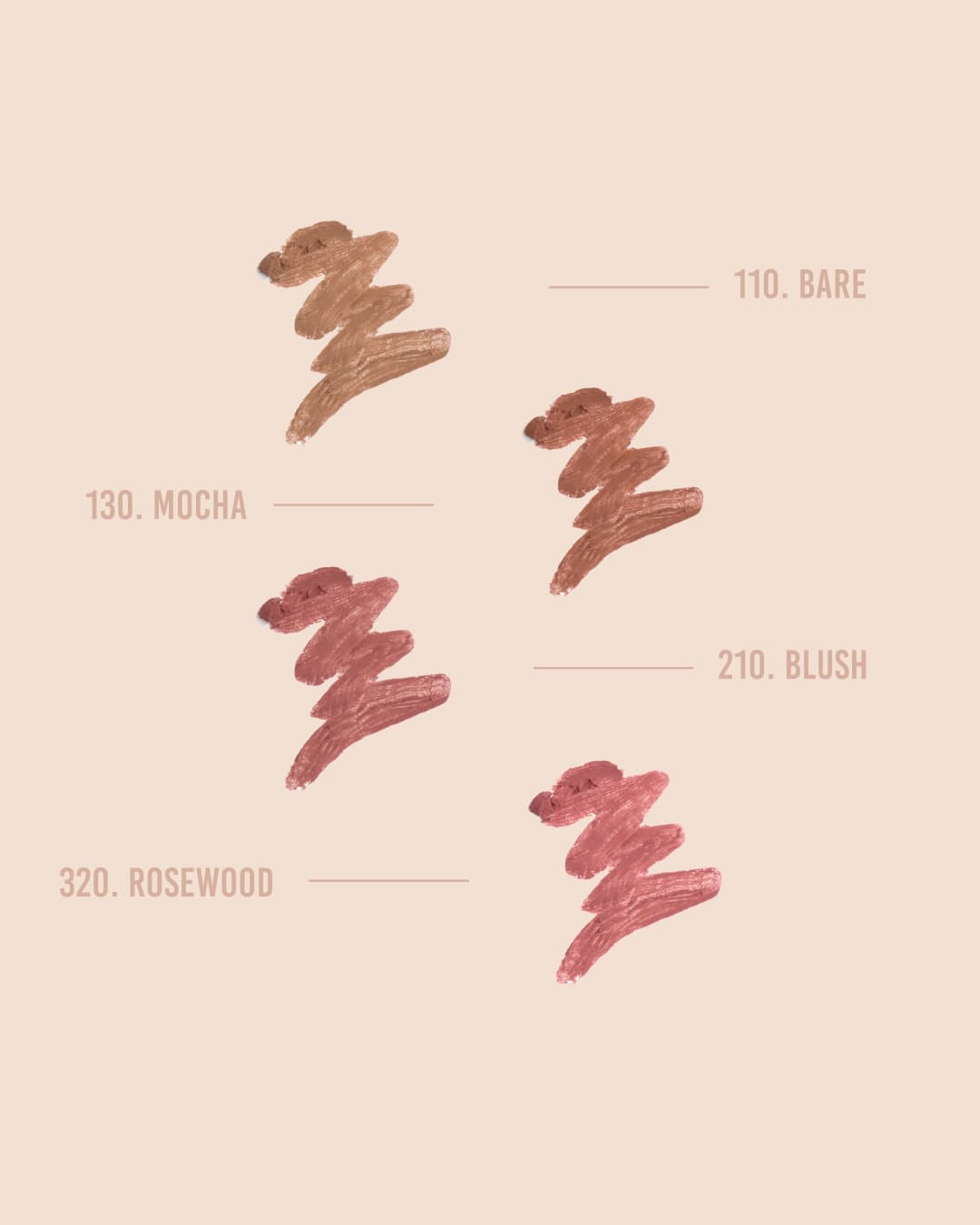 Lenoites Shape & Sculpt Lip Liner 320 Rosewood 6 ml - produktbild 4