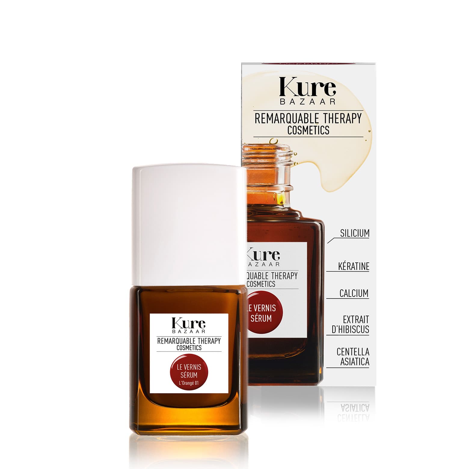 Kure Bazaar Remarquable Therapy Färgade Nagelförstärkare L'Orangé 01 10 ml 3