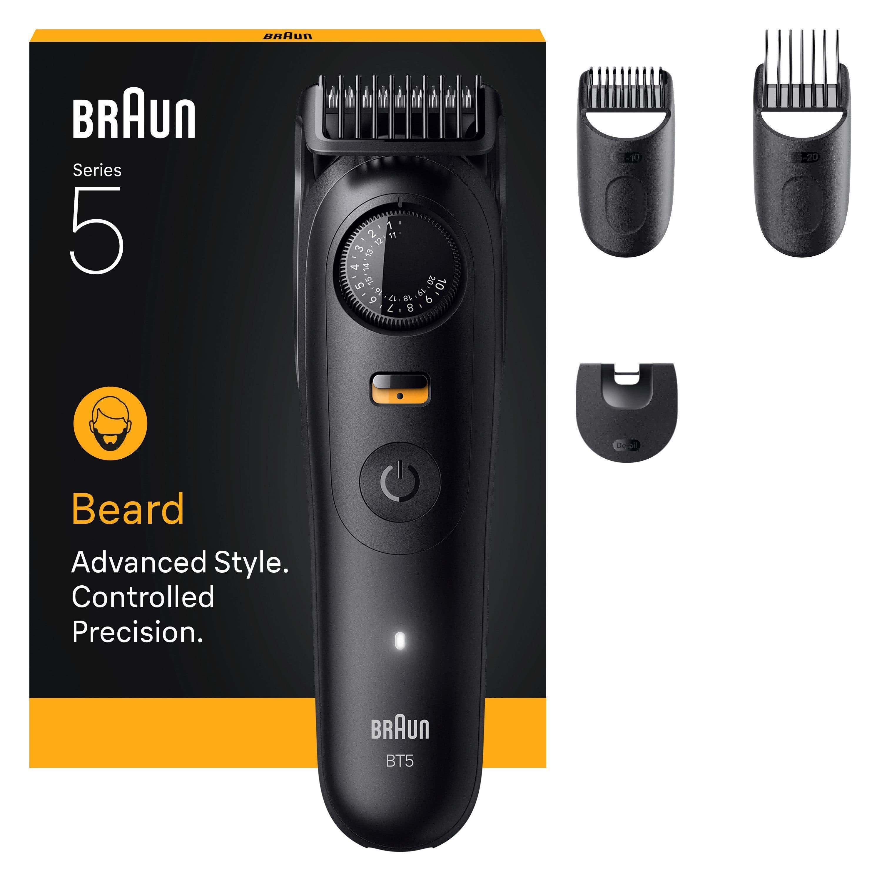 Braun Skäggtrimmer Series 5 +4 Stylingverktyg BT5520 Svart 1