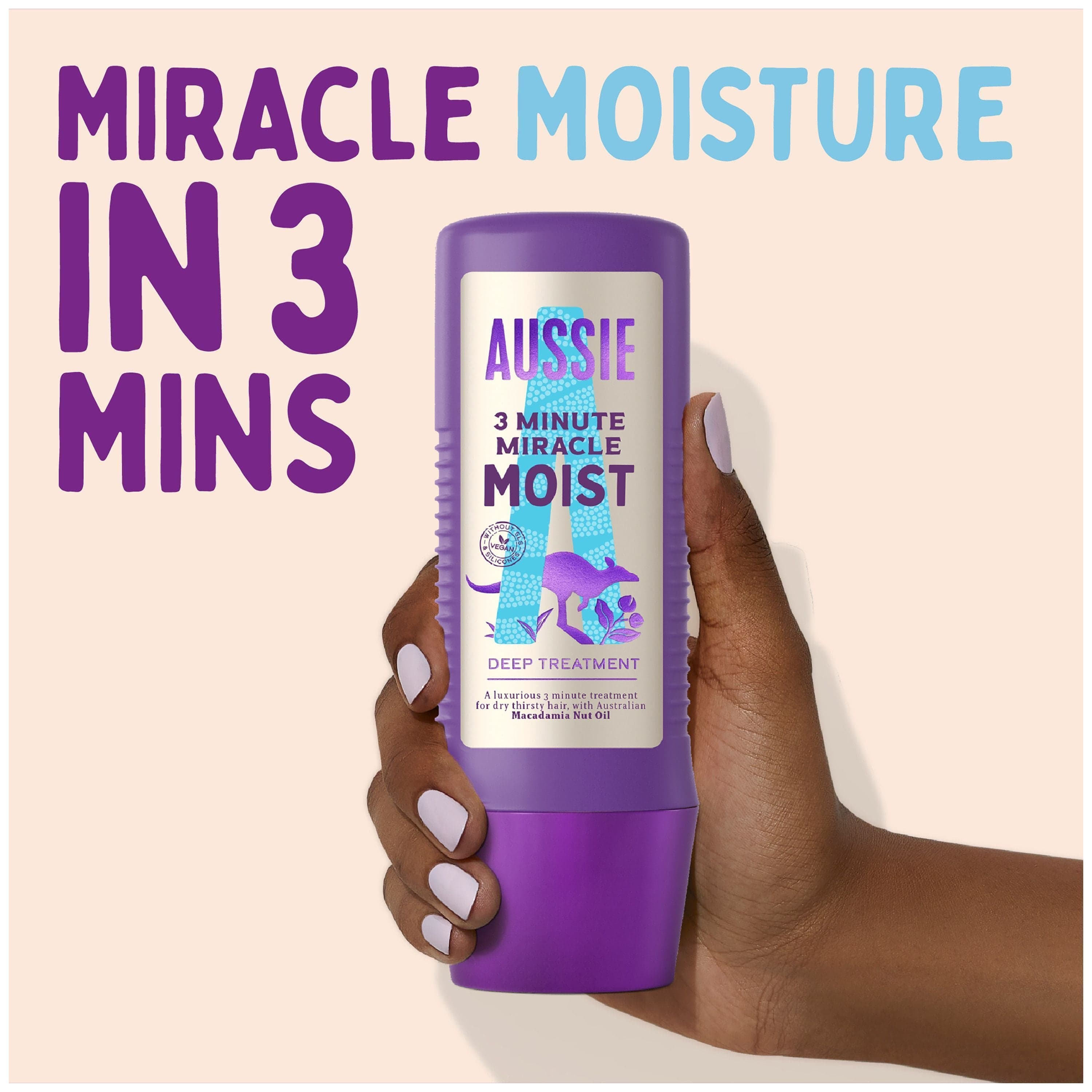 Aussie 3 Minute Miracle Moisture 225 ml - produktbild 2