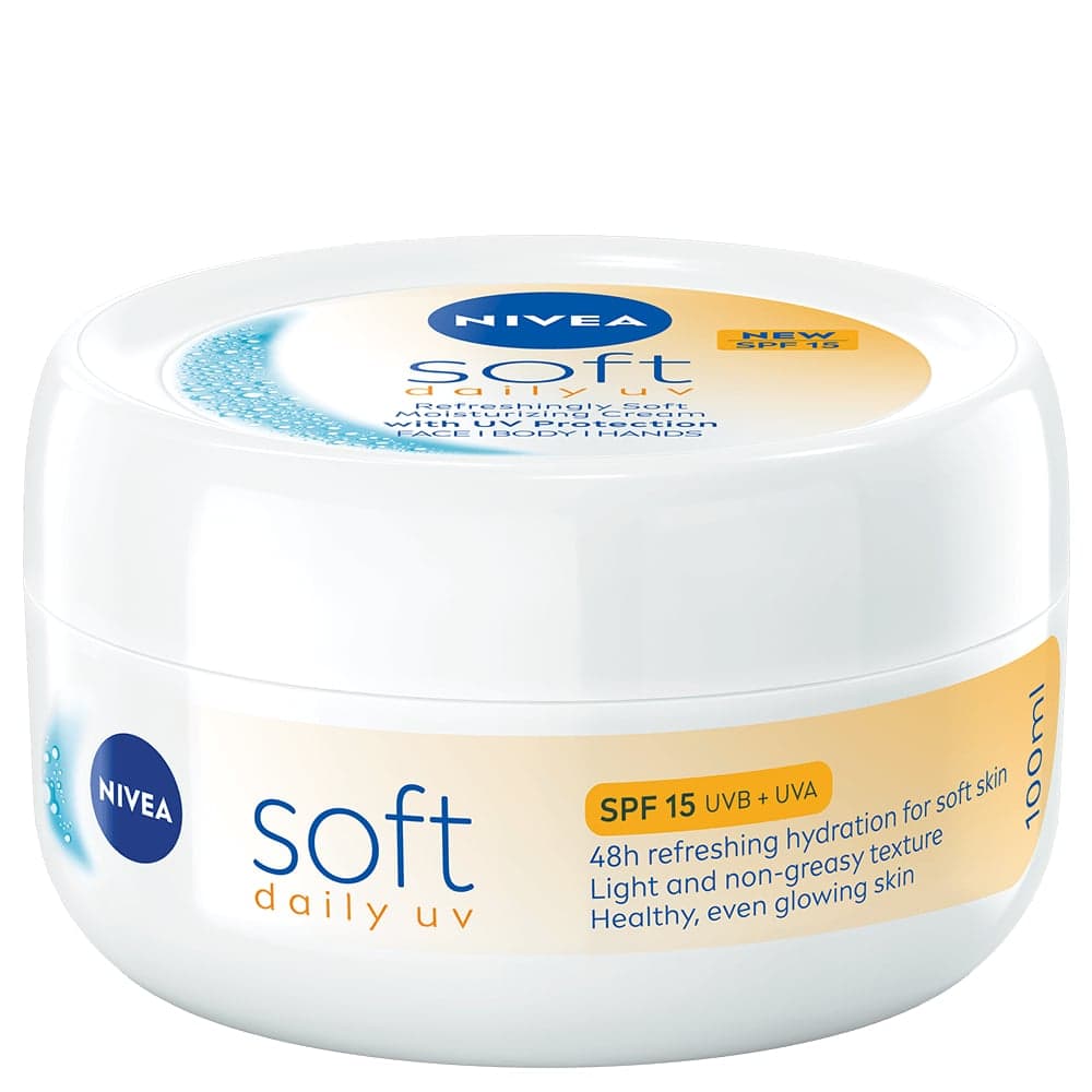 NIVEA Hudkräm Soft Daily UV SPF15 100 ml - produktbild 2