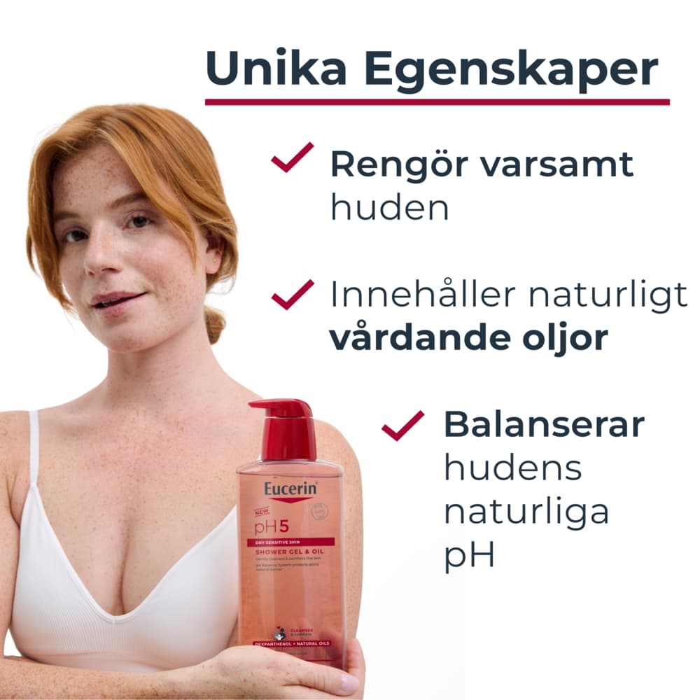 Eucerin pH5 Shower Gel & Oil 400 ml 2