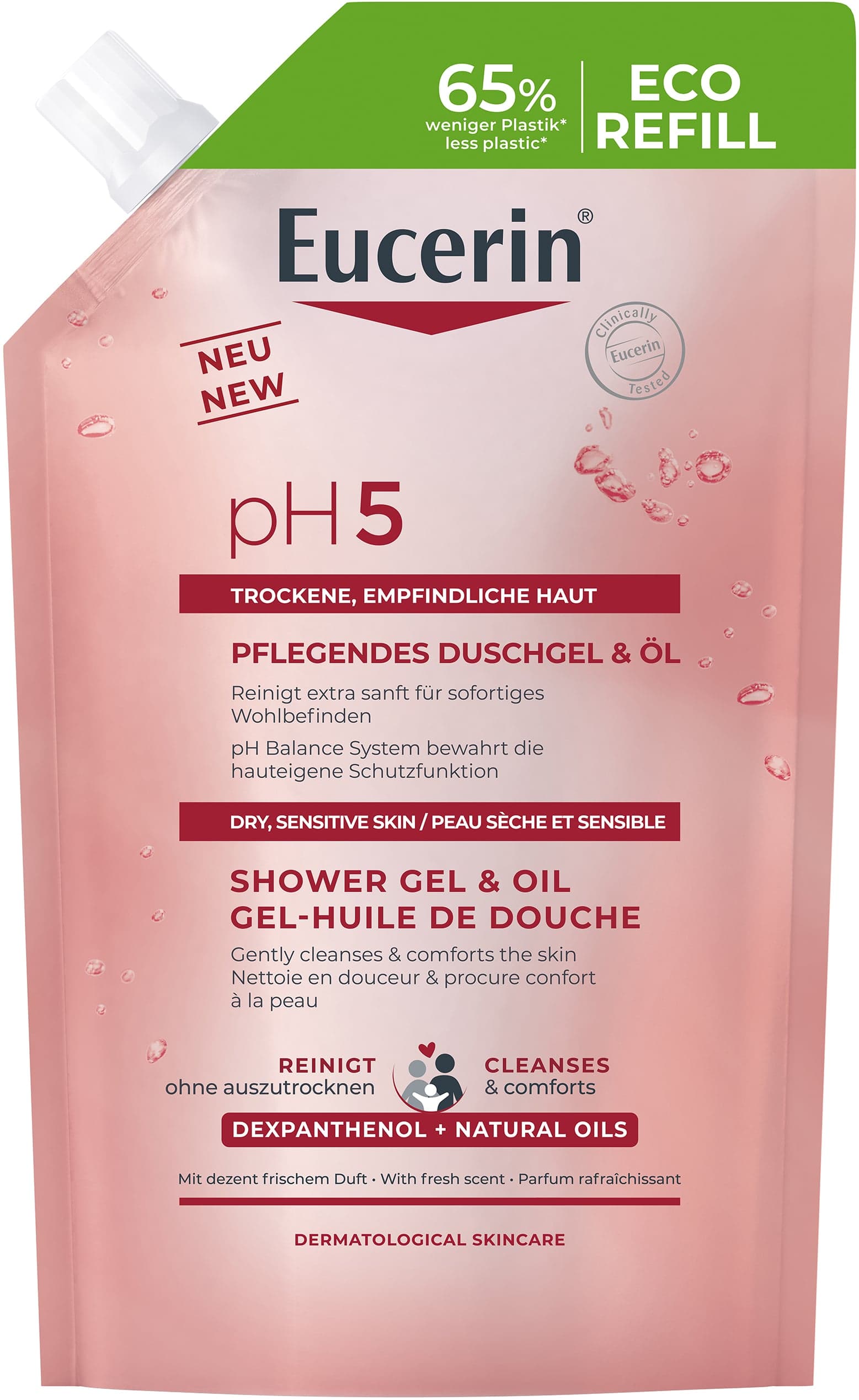 Eucerin pH5 Shower Gel & Oil Refill 400 ml