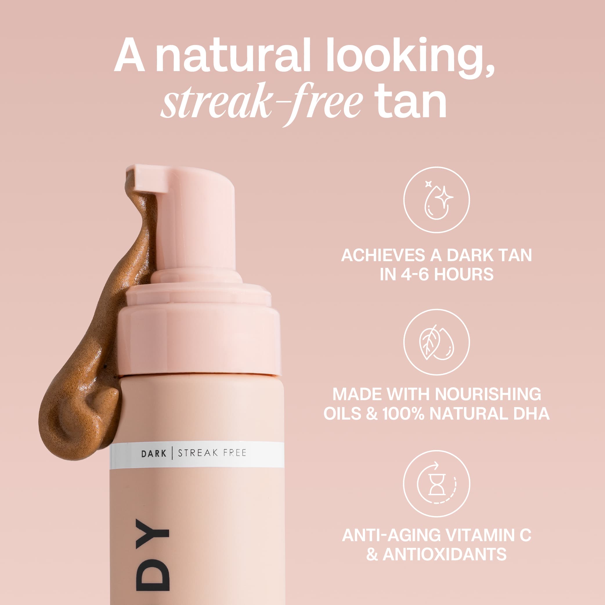 Bali Body Self Tanning Mousse Dark 200 ml 3