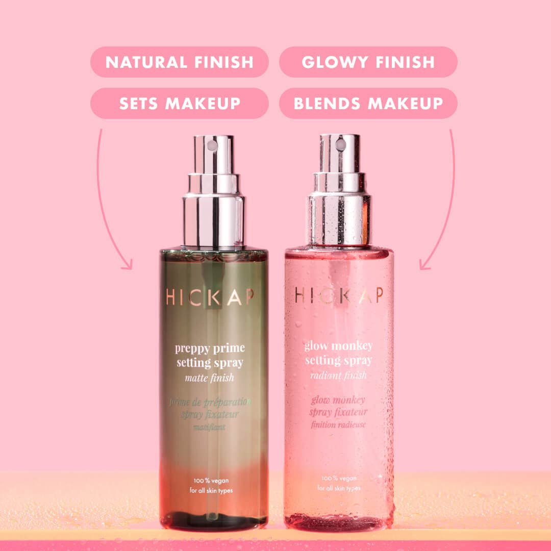 HICKAP Glow Monkey Setting Spray Radiant Finish 100 ml - produktbild 4