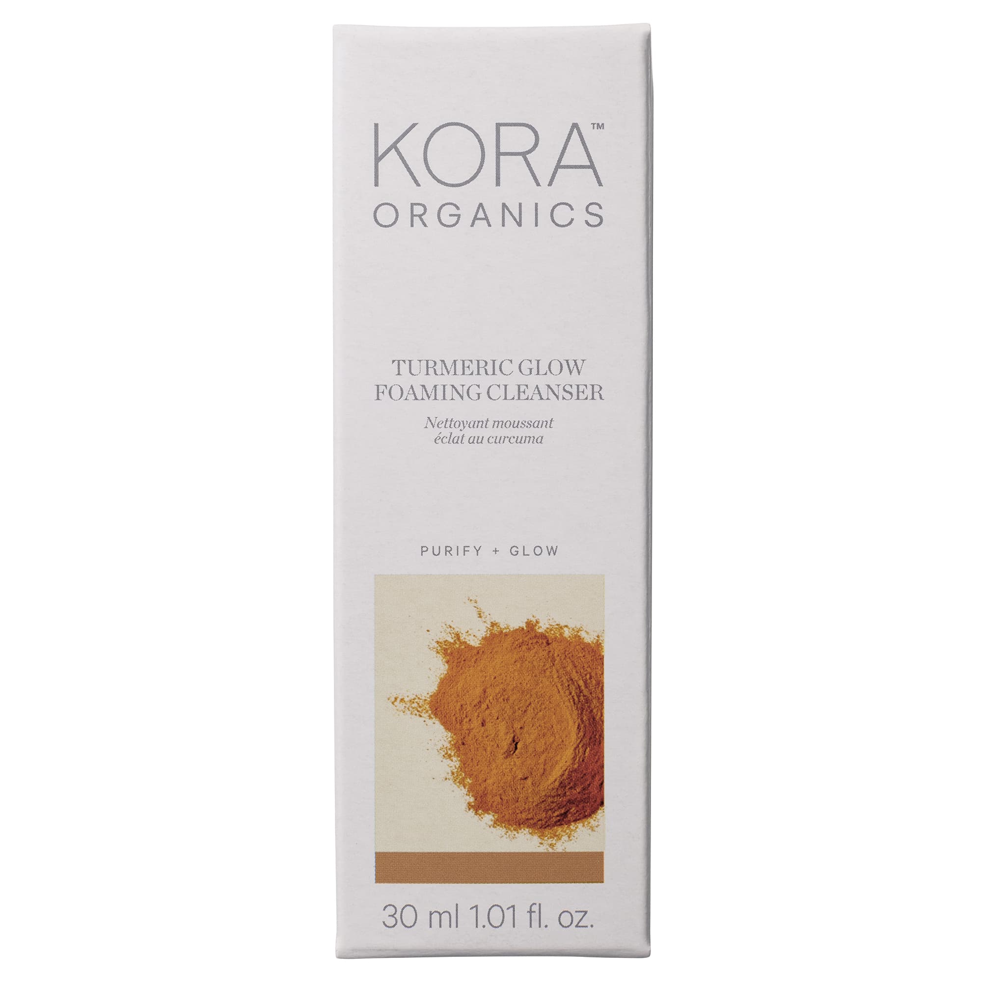 KORA Organics Turmeric Glow Foaming Cleanser 30 ml - produktbild 5