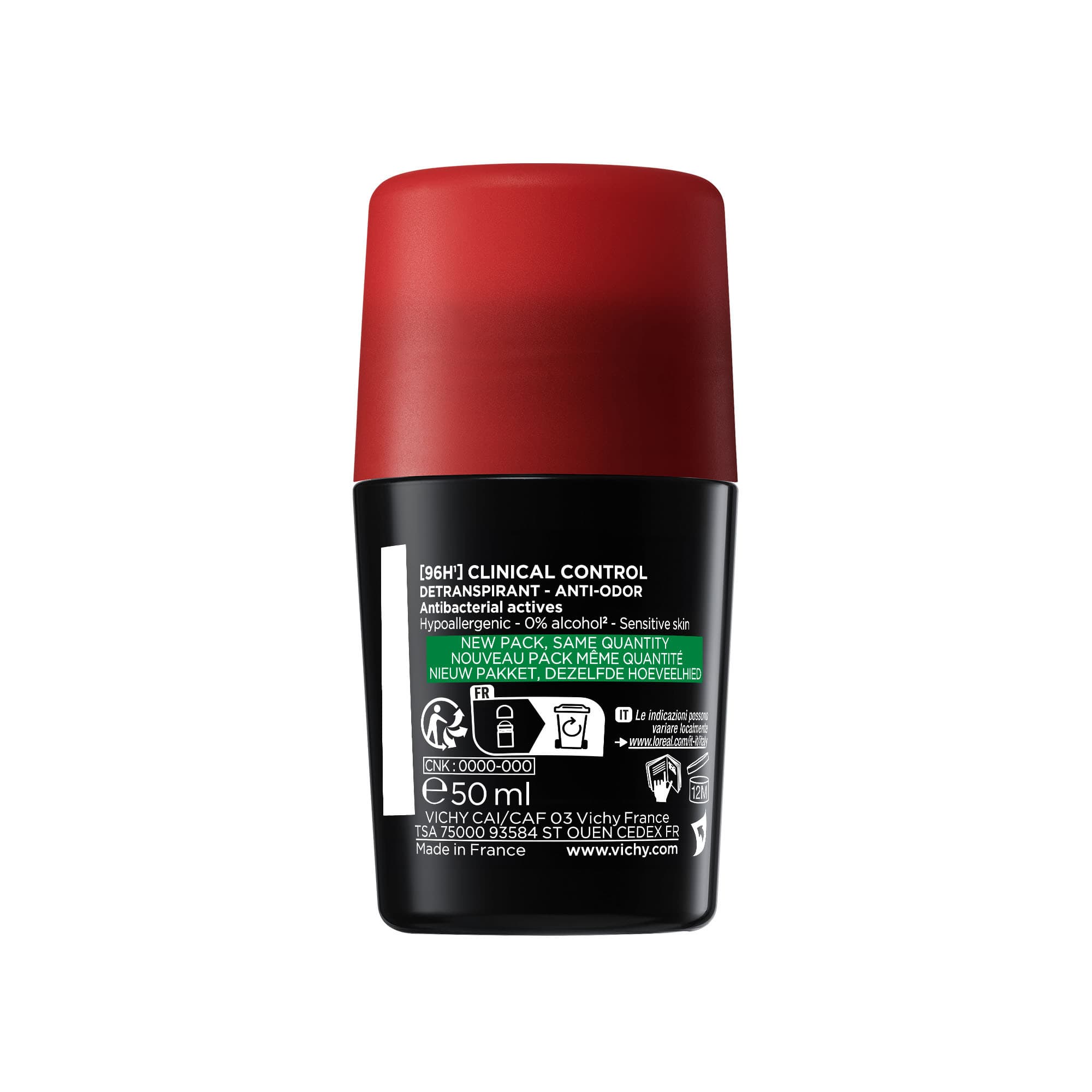 Vichy Clinical Control 96hr Roll-on Antiperspirant Deodorant 50 ml 4