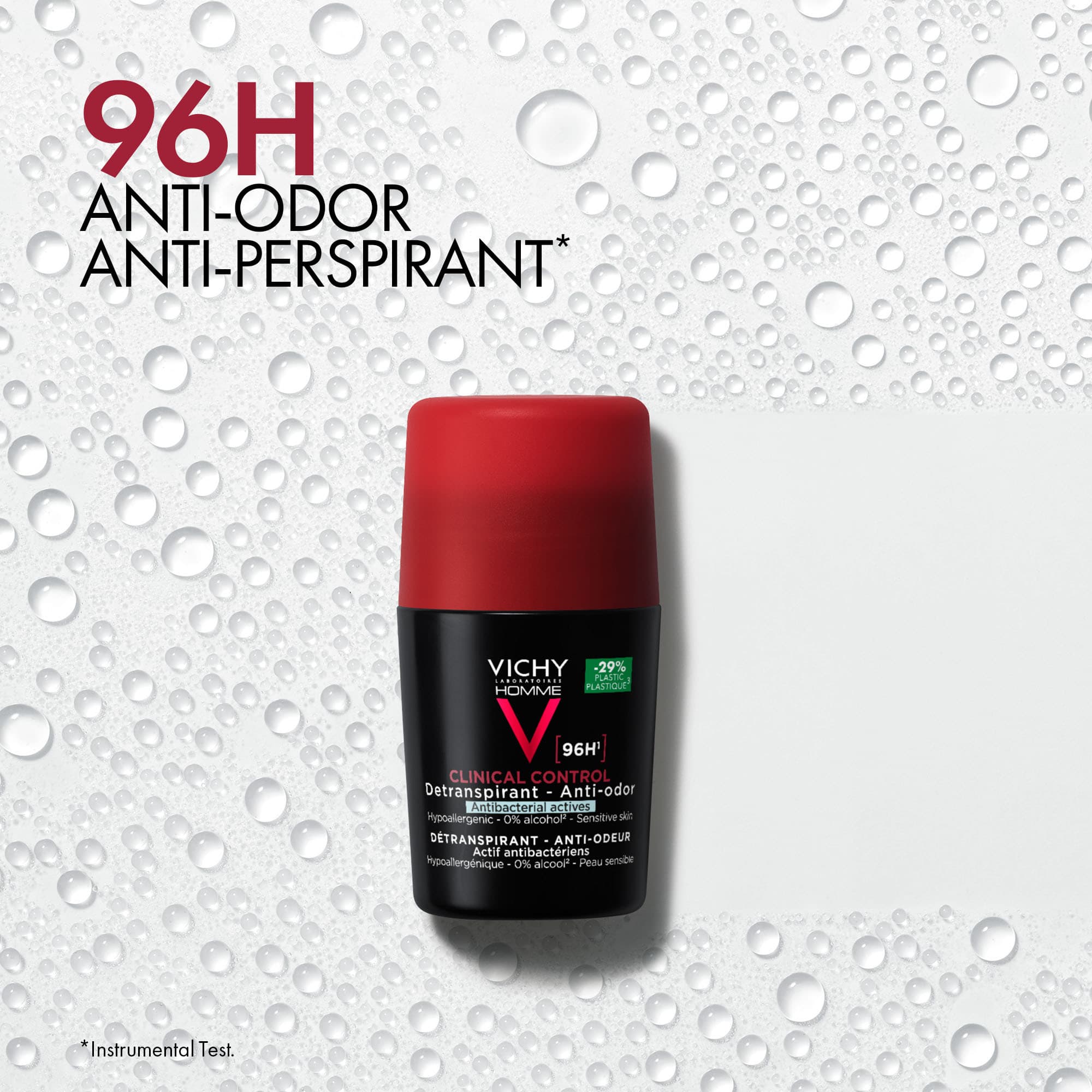 Vichy Clinical Control 96hr Roll-on Antiperspirant Deodorant 50 ml 5