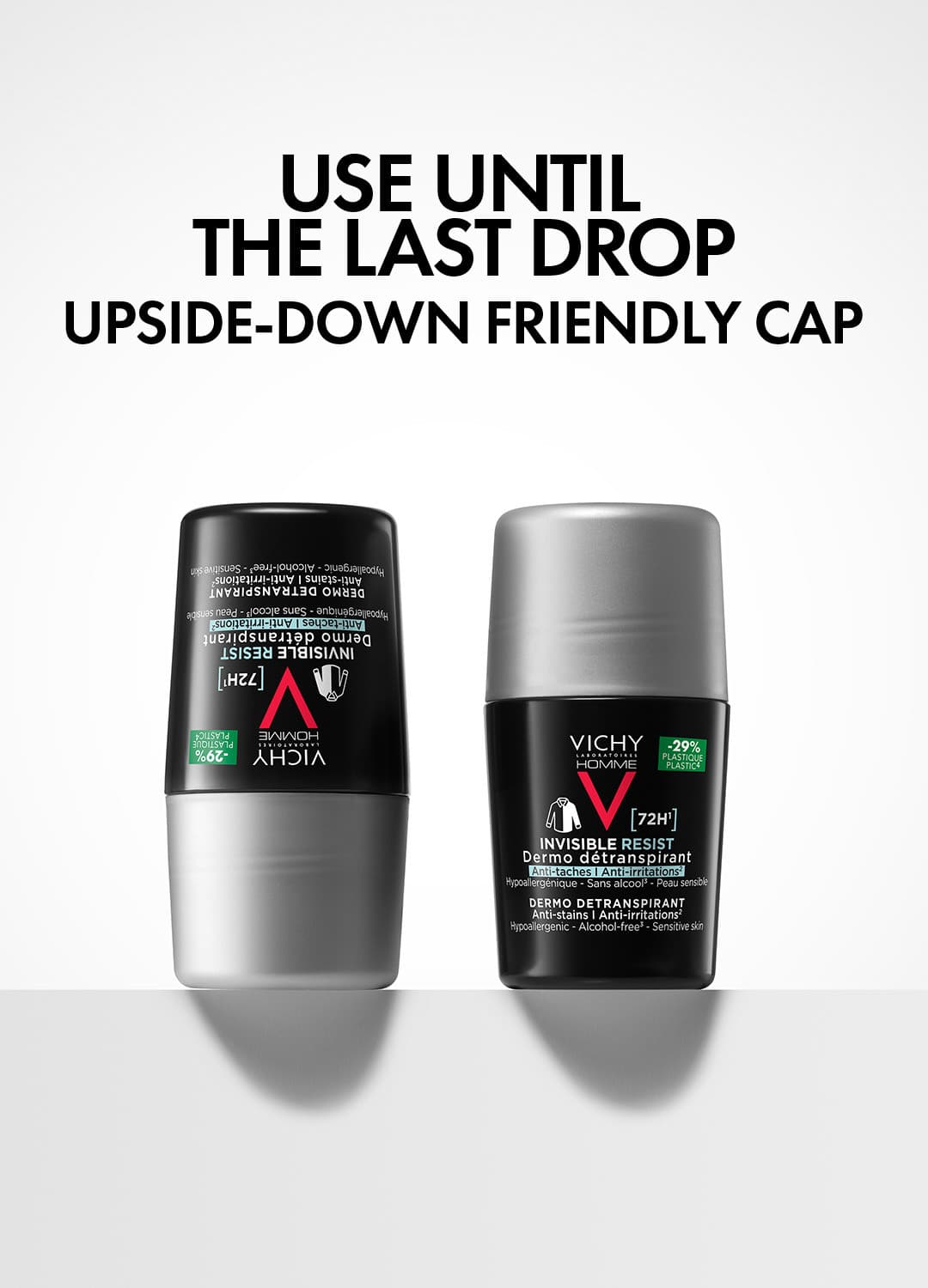 Vichy Homme Invisible Protect 72h Anti-stain Roll-On 50 ml 2