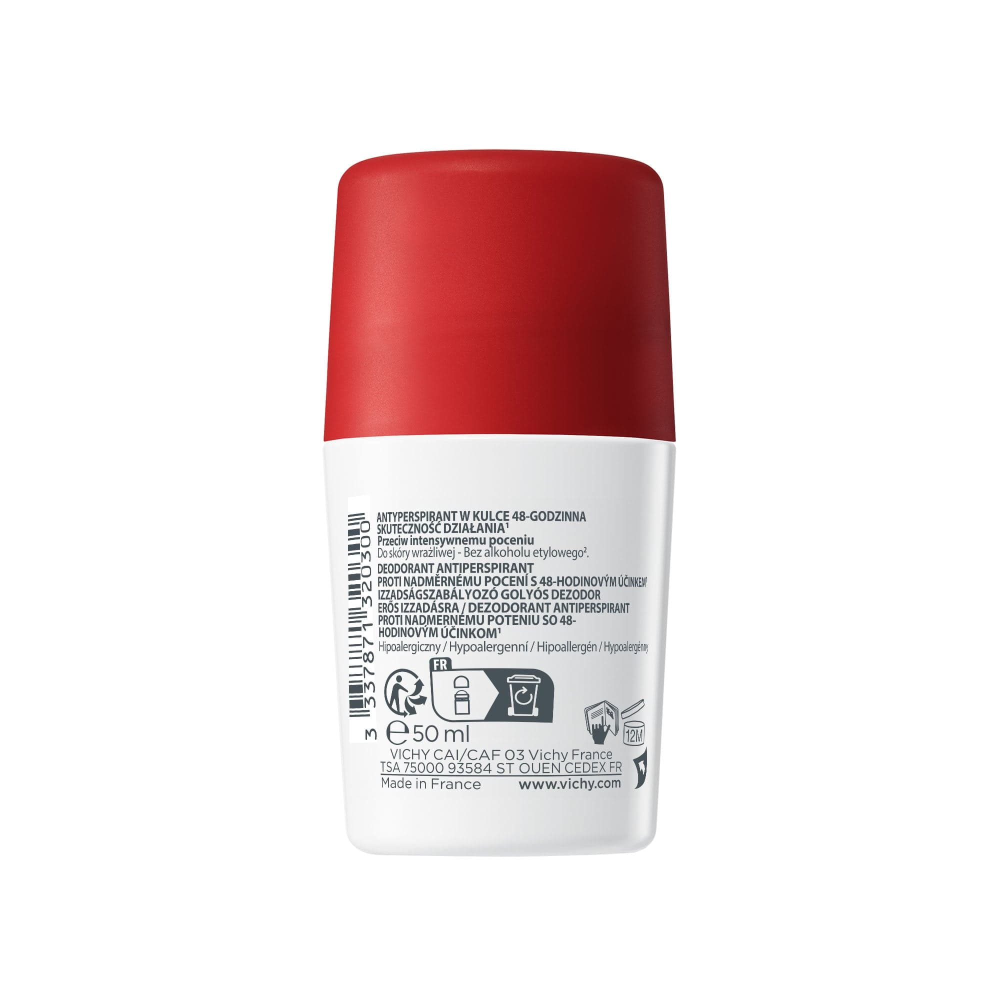 Vichy Clinical Control Roll-on Antiperspirant Deodorant 50 ml - produktbild 4