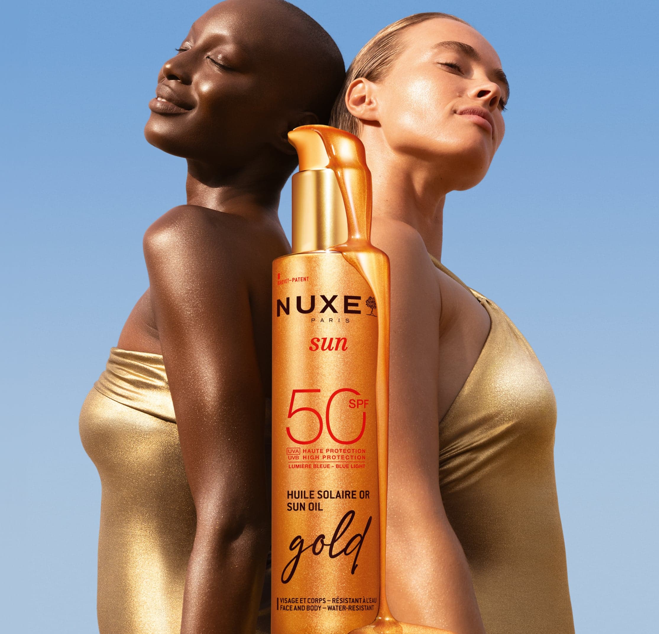 Nuxe Sun Tanning Oil Gold SPF50 150 ml - produktbild 2