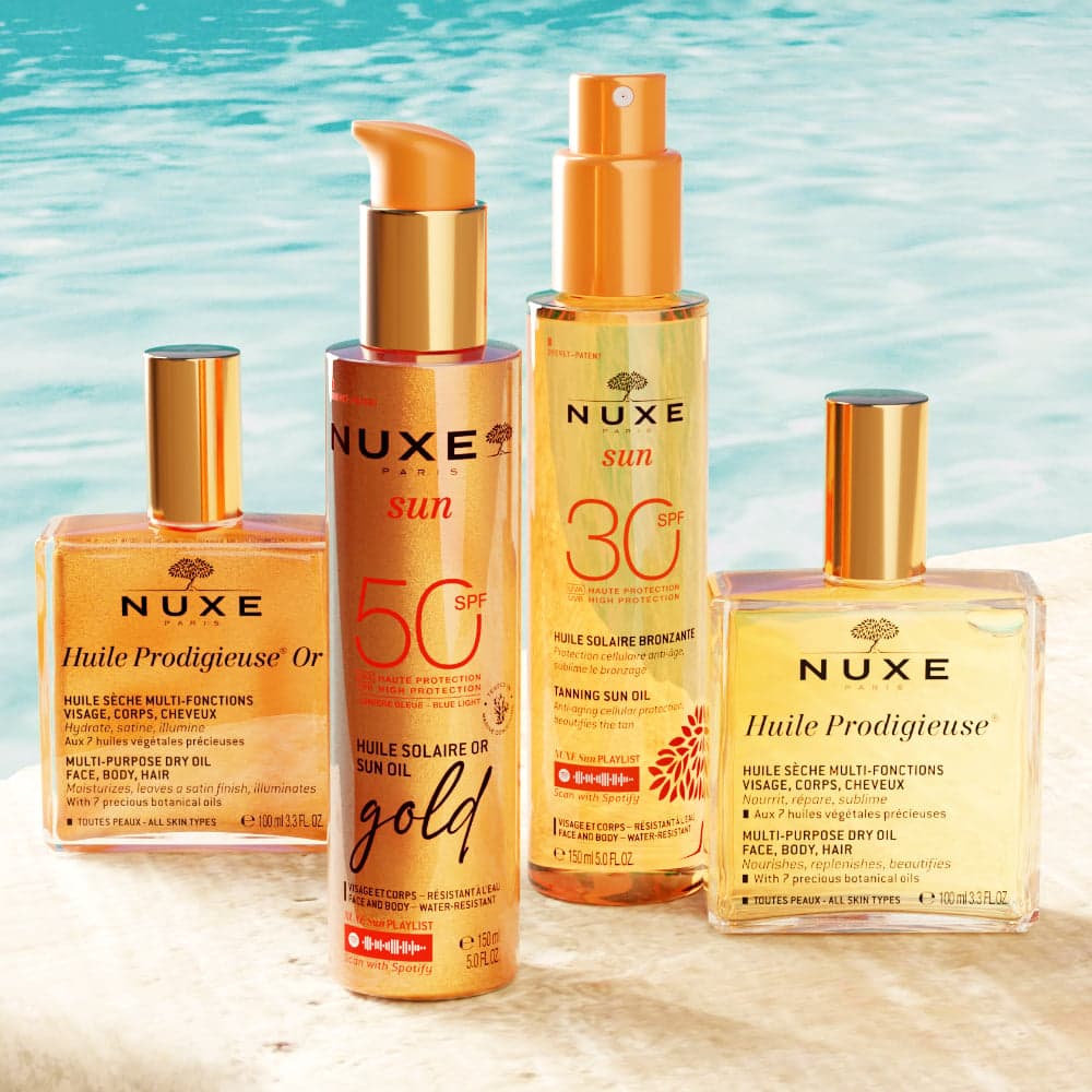 Nuxe Sun Tanning Oil Gold SPF50 150 ml - produktbild 3