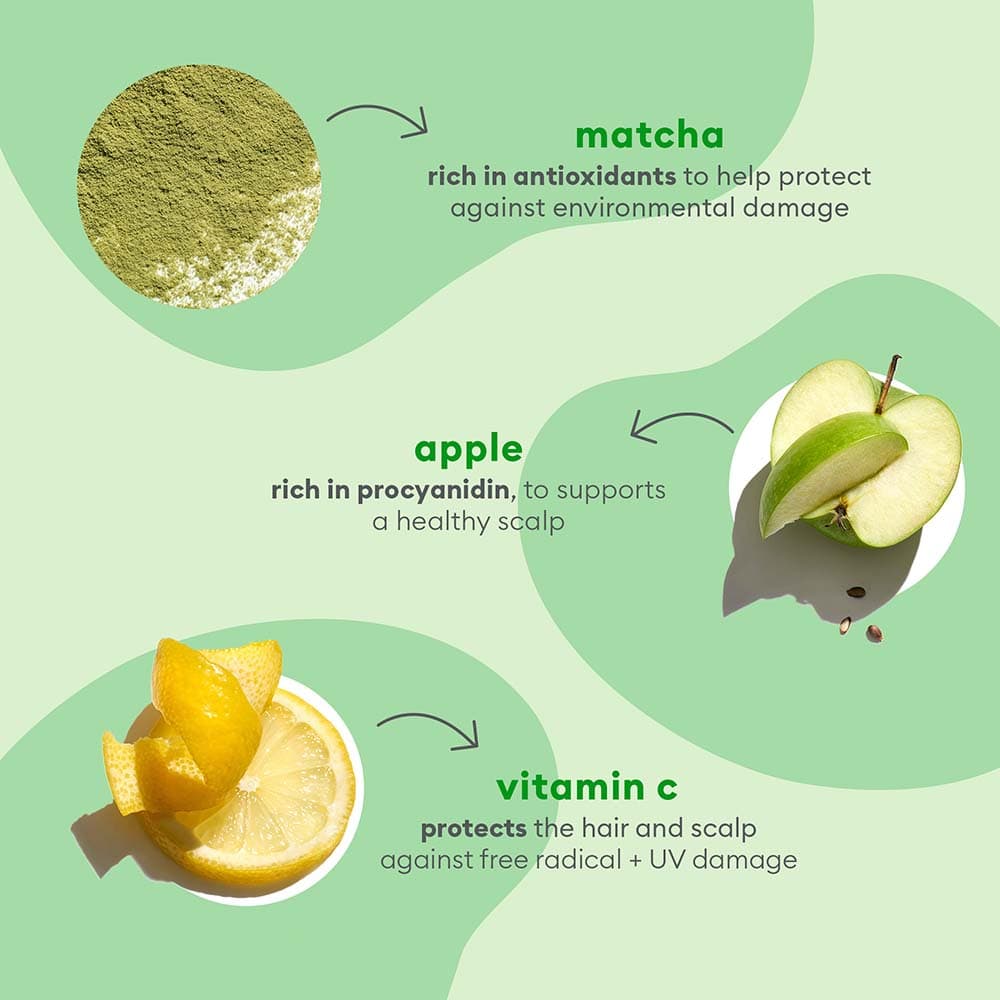 Briogeo Superfoods Matcha + Apple Replenishing Shampoo 369 ml 3