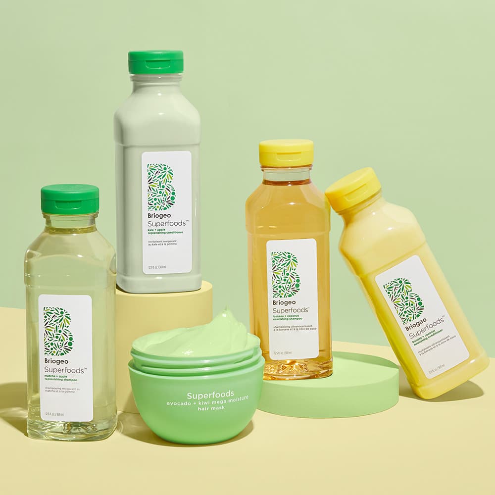 Briogeo Superfoods Matcha + Apple Replenishing Shampoo 369 ml 5