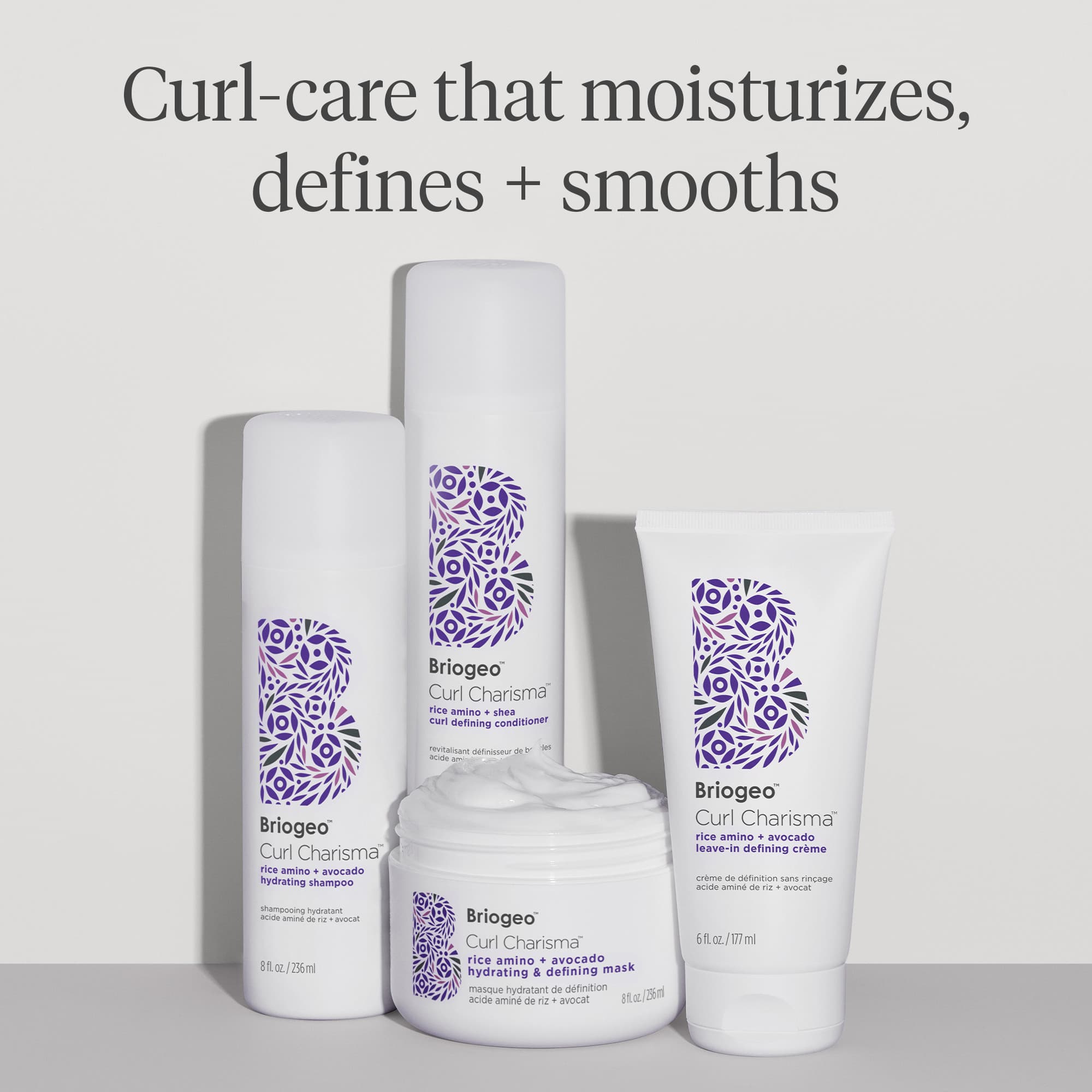 Briogeo Curl Charisma Rice Amino + Avocado Leave–In Defining Cream 177 ml 5