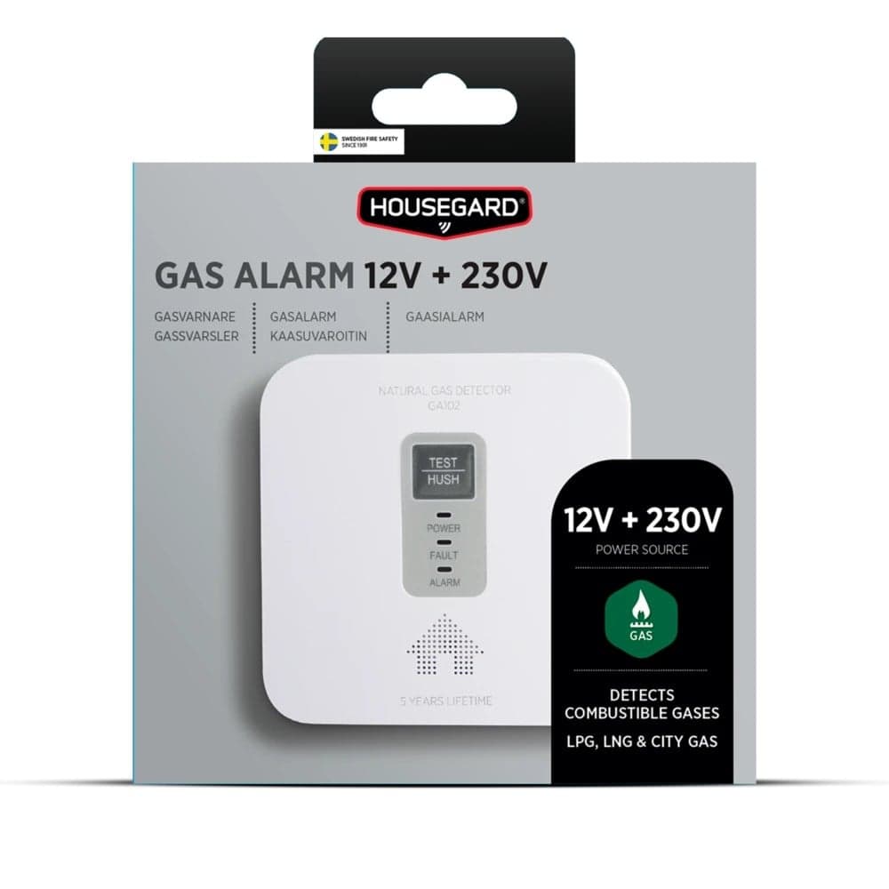 Housegard Gasvarnare 12V + 230V 2