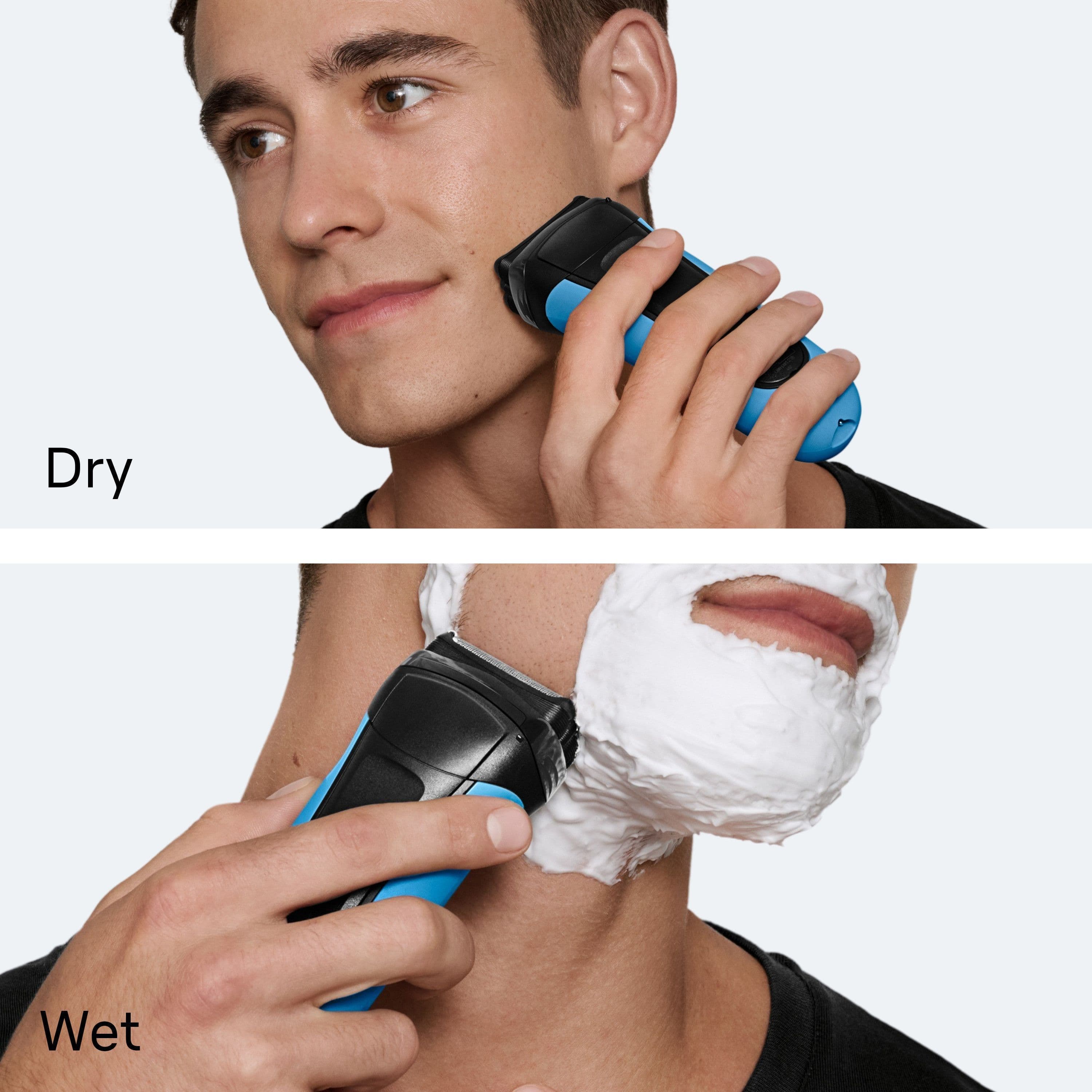 Braun Series 3 Elektrisk Rakapparat Wet & Dry 310S Blå 4