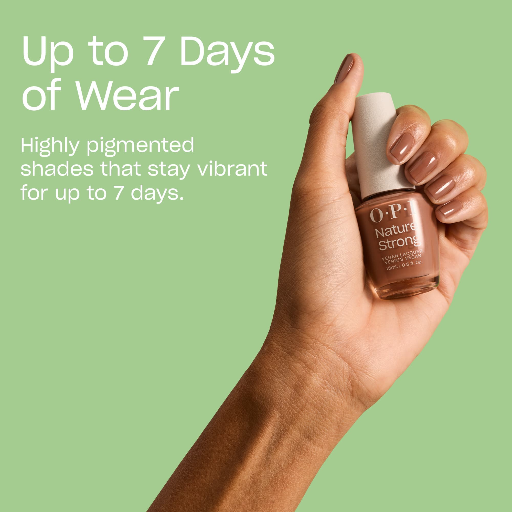 OPI Vegan Lacquer Nature Strong Make My Bark on the World 15 ml - produktbild 5
