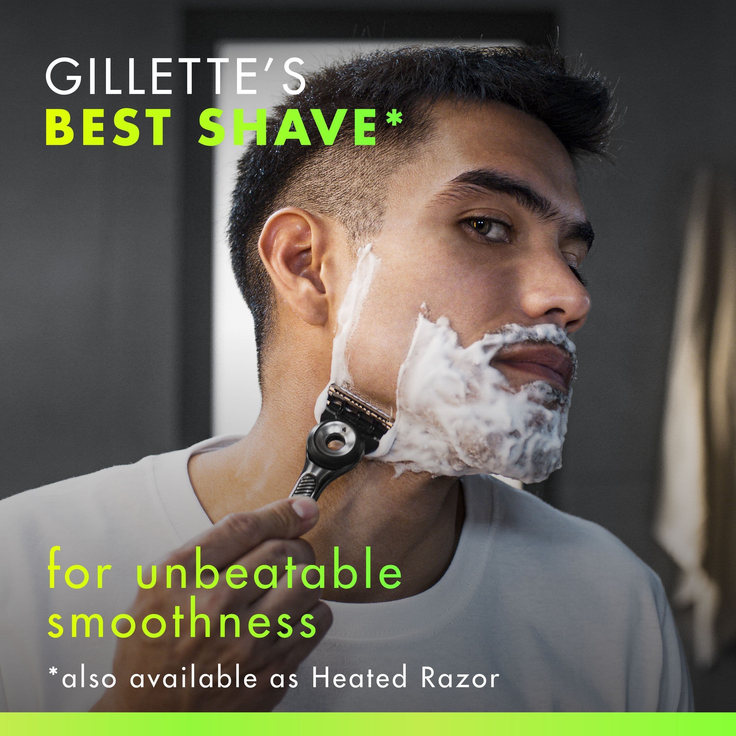 GilletteLabs Rakhyvel Exfoliating Bar 1 Rakblad & Magnetiskt Ställ 2
