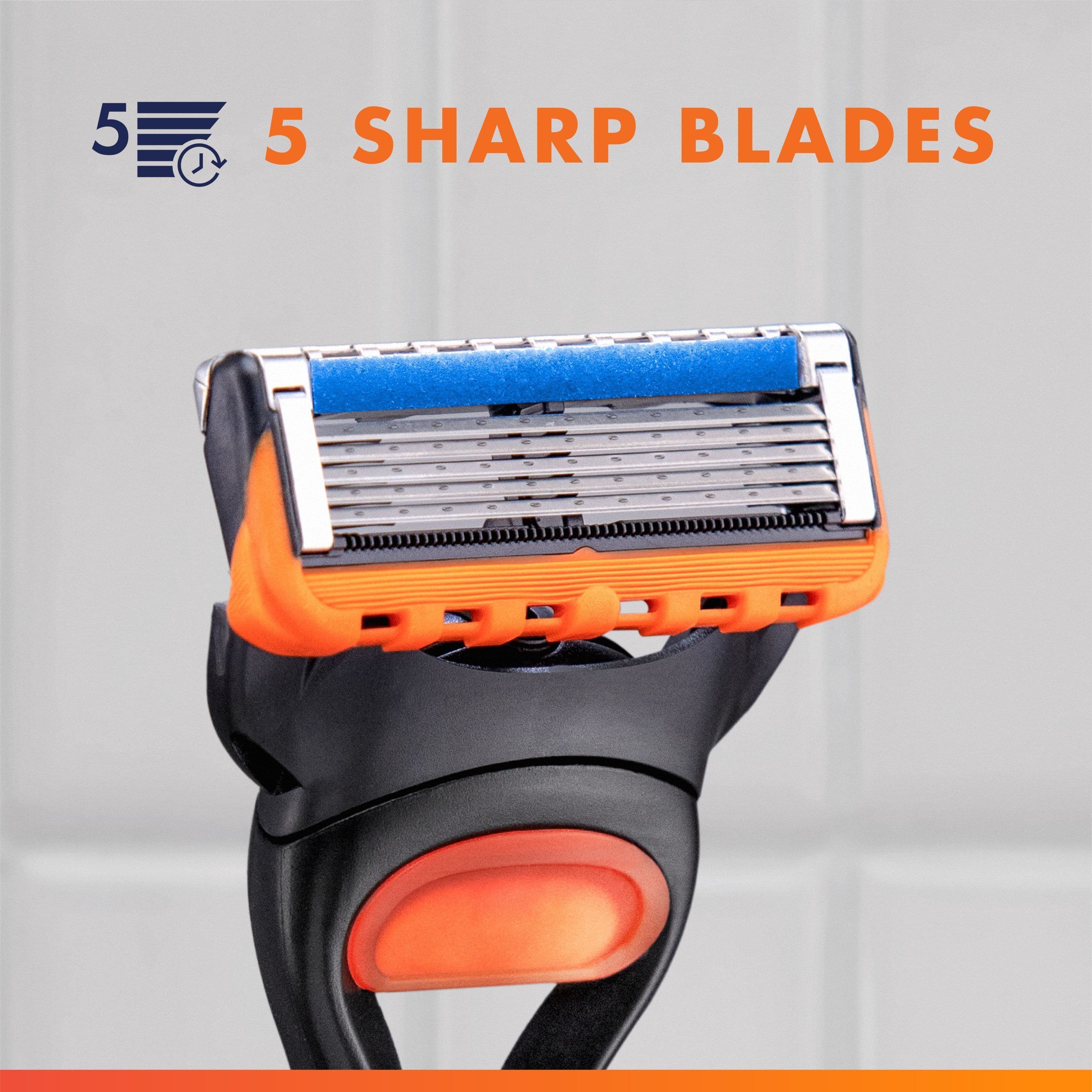 Gillette Fusion5 Rakhyvel 2 Rakblad 3