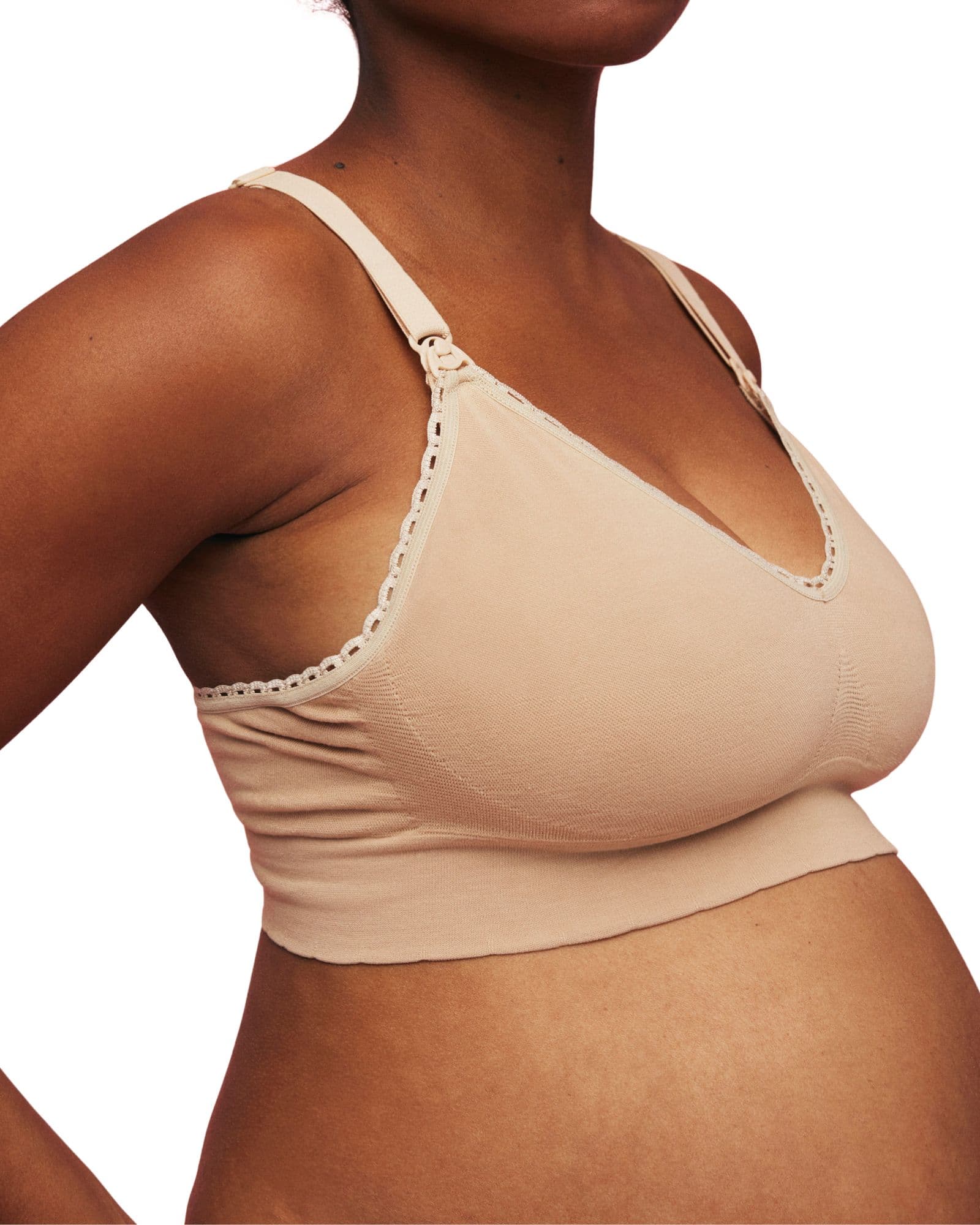 momkind Amningsbh utan bygel Sand S/M A-D 4