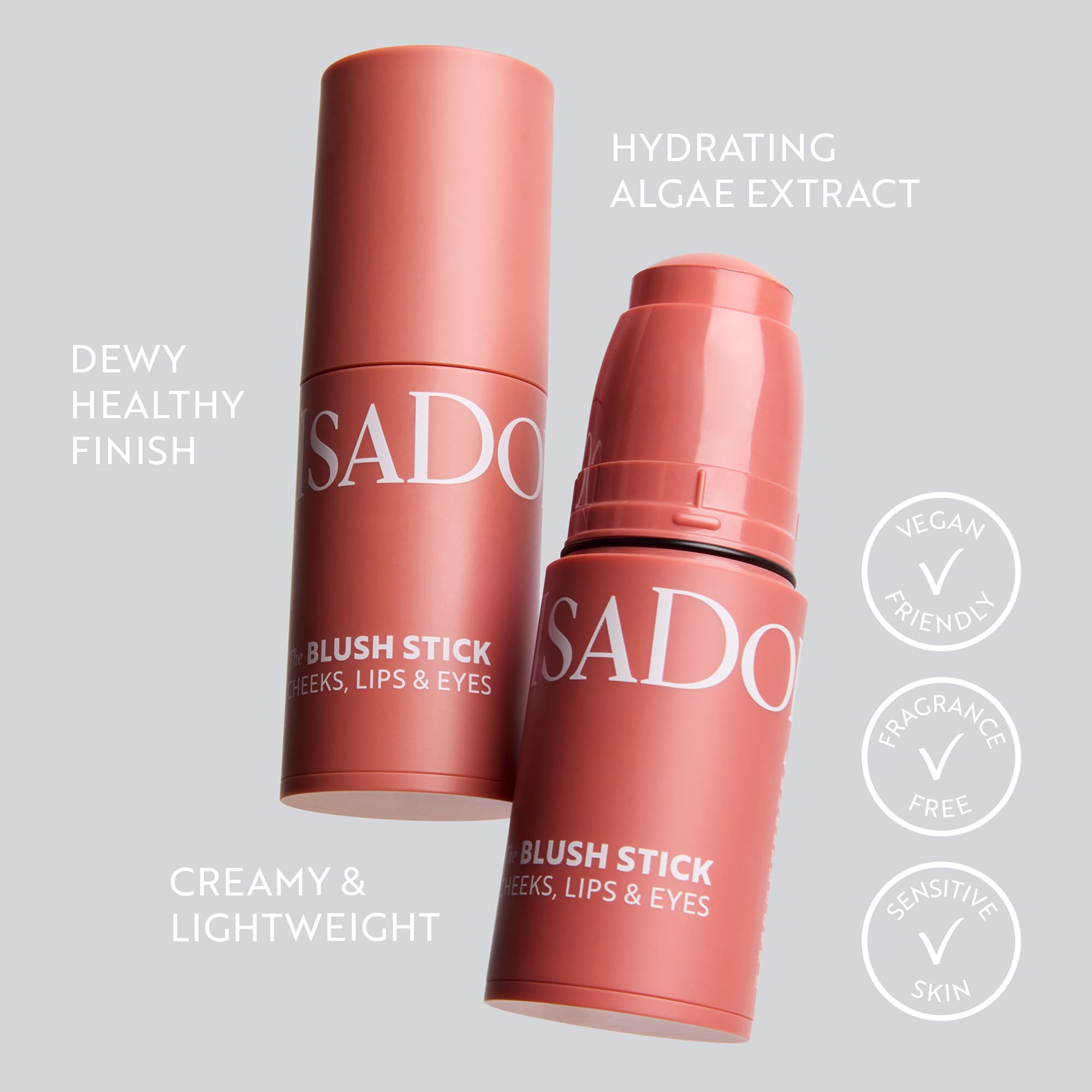 ISADORA Blush Stick 40 Soft Pink 5,5 g - produktbild 5