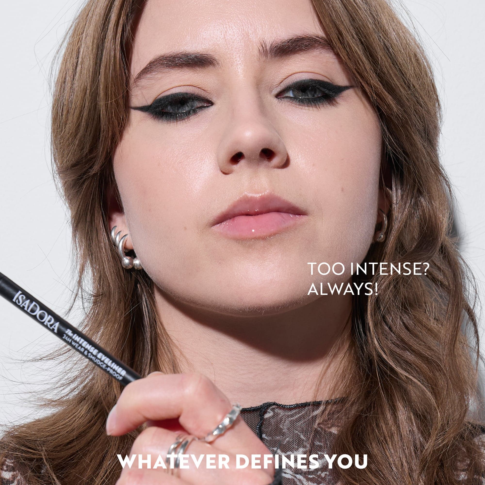 IsaDora The Intense Eyeliner 24H Wear & Smudge-proof 67 Dark Green 0,35 g - produktbild 4