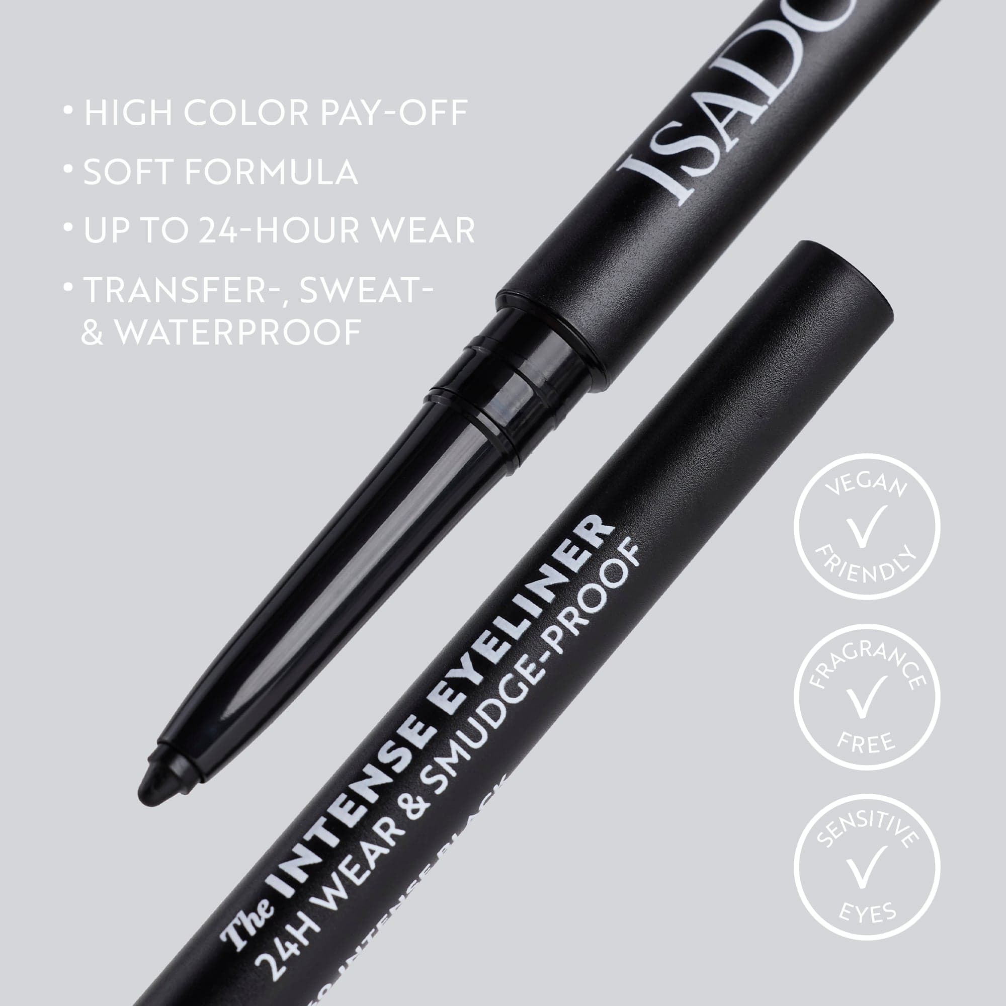 IsaDora The Intense Eyeliner 24H Wear & Smudge-proof 67 Dark Green 0,35 g - produktbild 5
