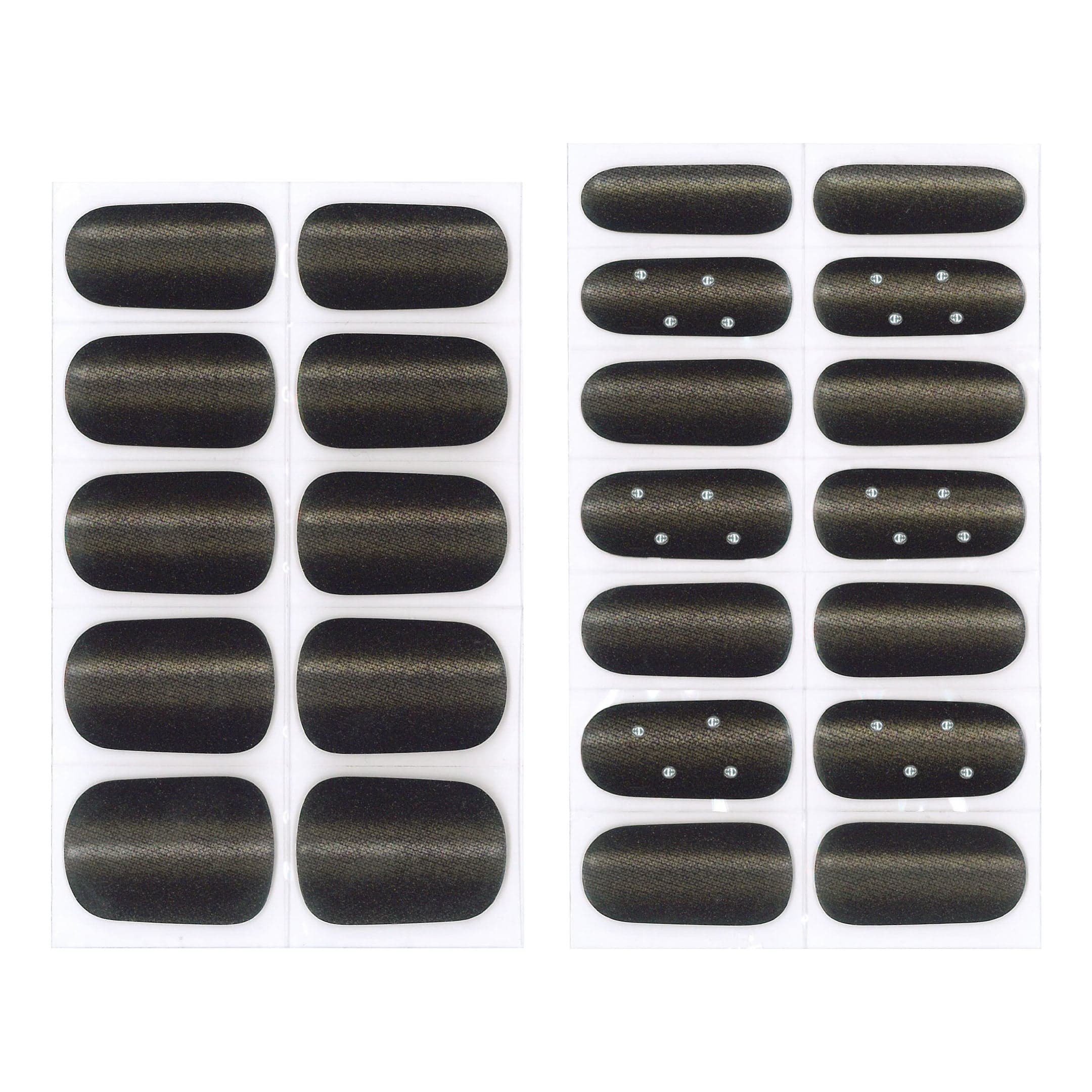 Depend Gel iQ Gel Nail Strips Black Mesh Cat Eye - produktbild 2