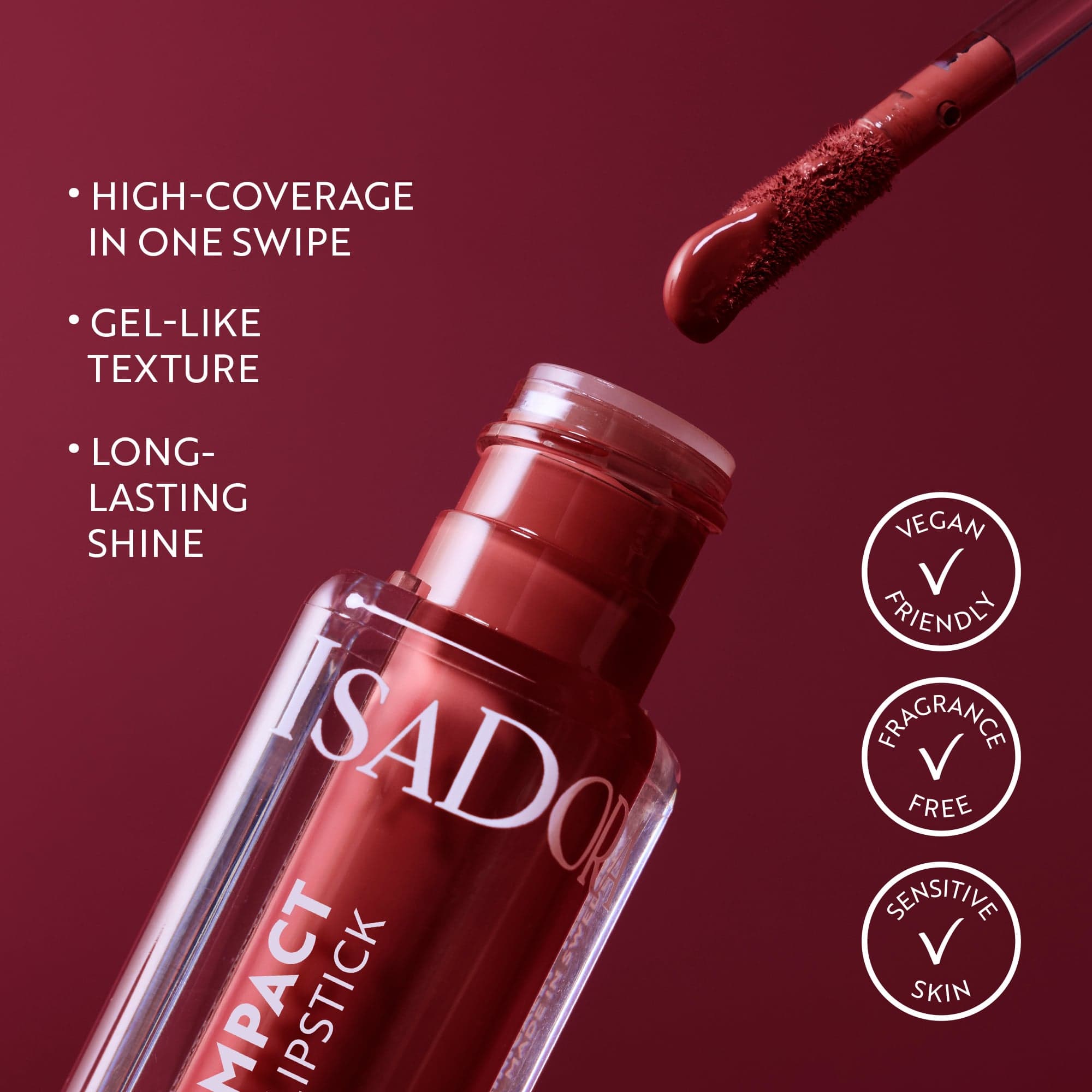 IsaDora The True Impact Vinyl Liquid Lipstick 12 Sincere 4,8 ml - produktbild 5