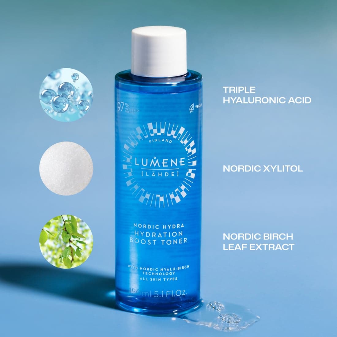Lumene Hydration Boost Toner 150 ml - produktbild 3