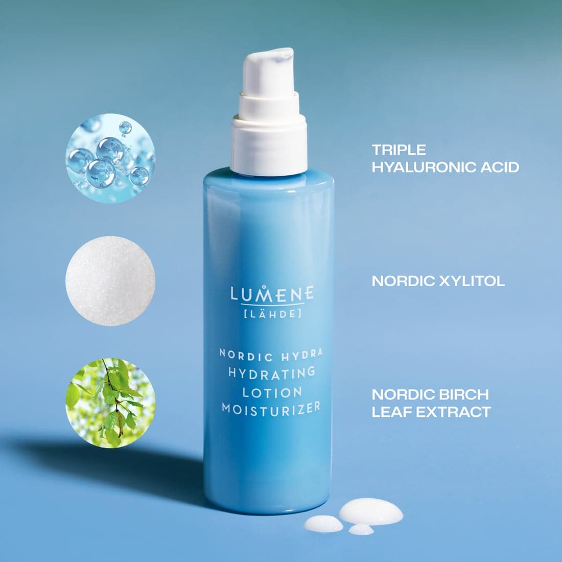 Lumene Hydrating Lotion Moisturizer 100 ml - produktbild 3