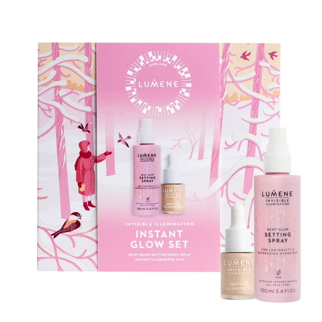 Lumene Invisible Illumination Instant Glow Set 2025
