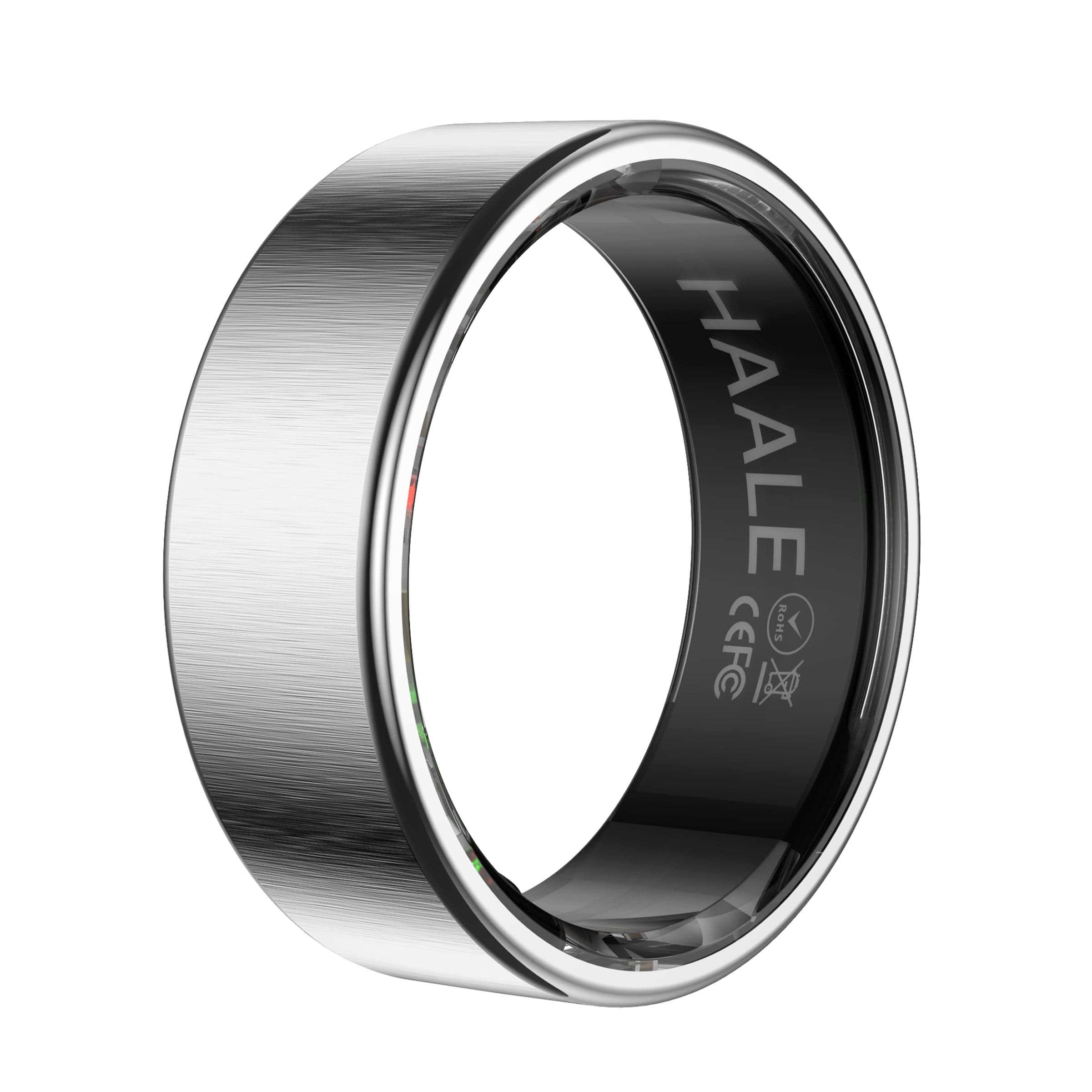Haale II Brushed Silver Size 7 2