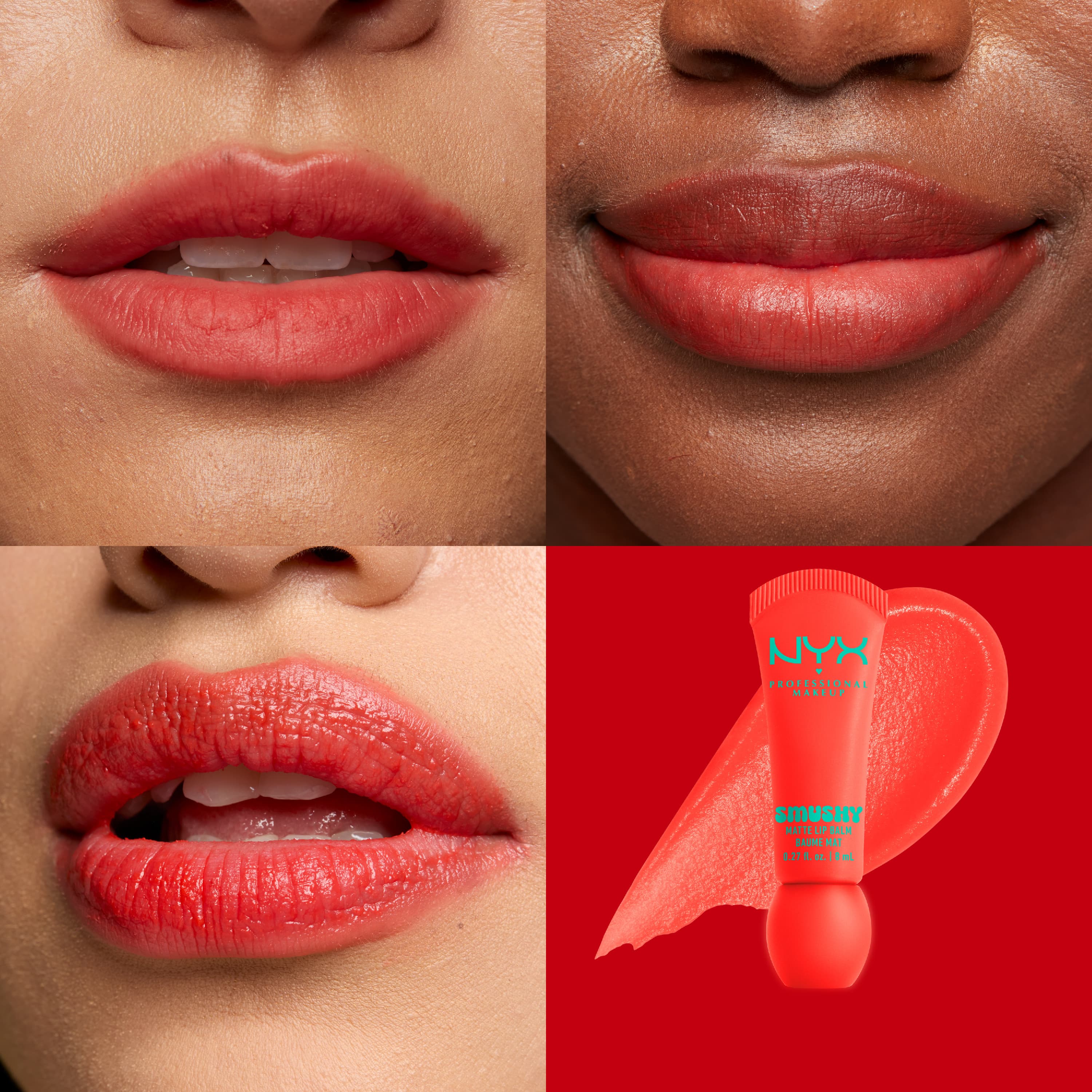 NYX Professional Makeup Smushy Matte Lip Balm 9 Soft Sorbet 8 ml - produktbild 2