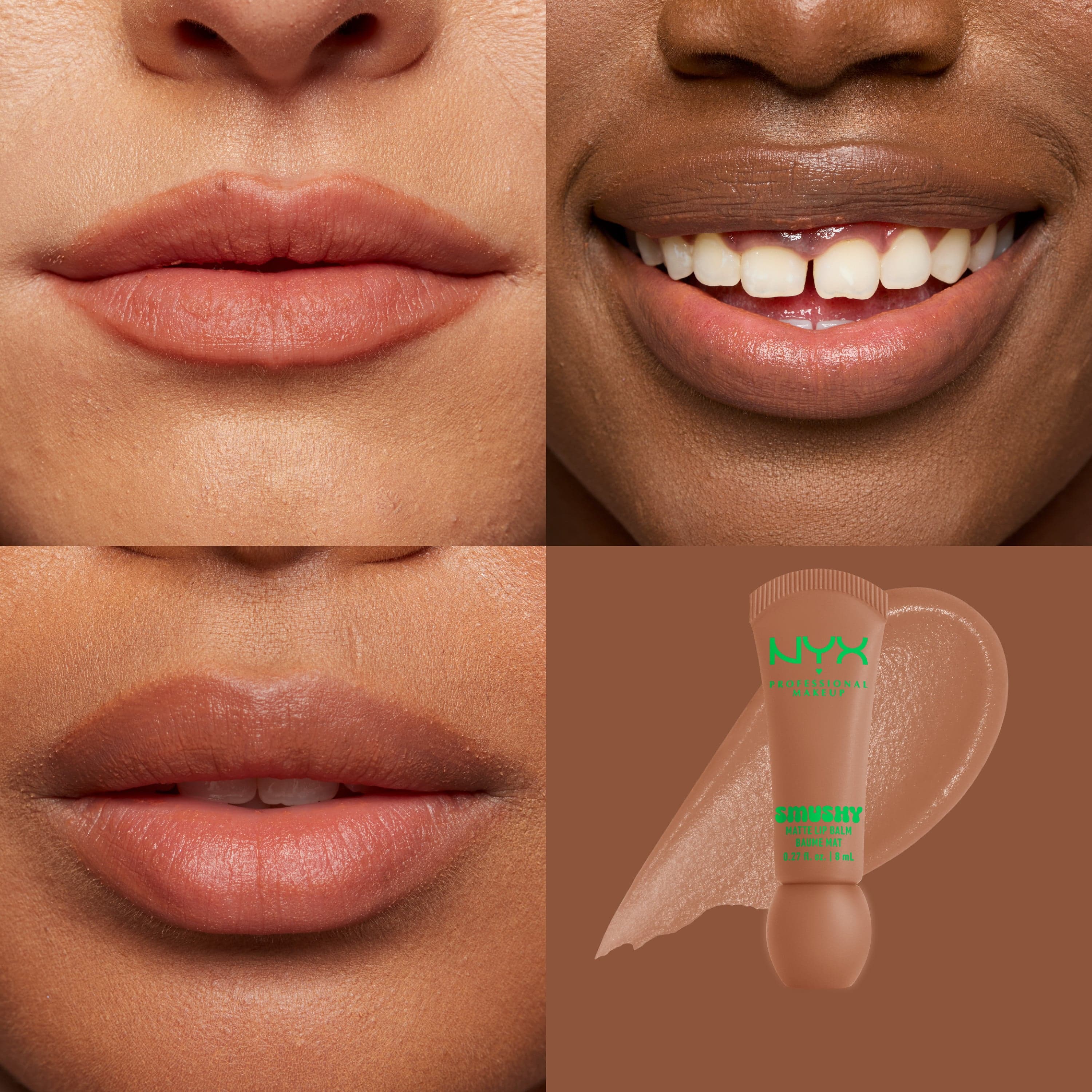 NYX Professional Makeup Smushy Matte Lip Balm 6 Soft Smile 8 ml - produktbild 2