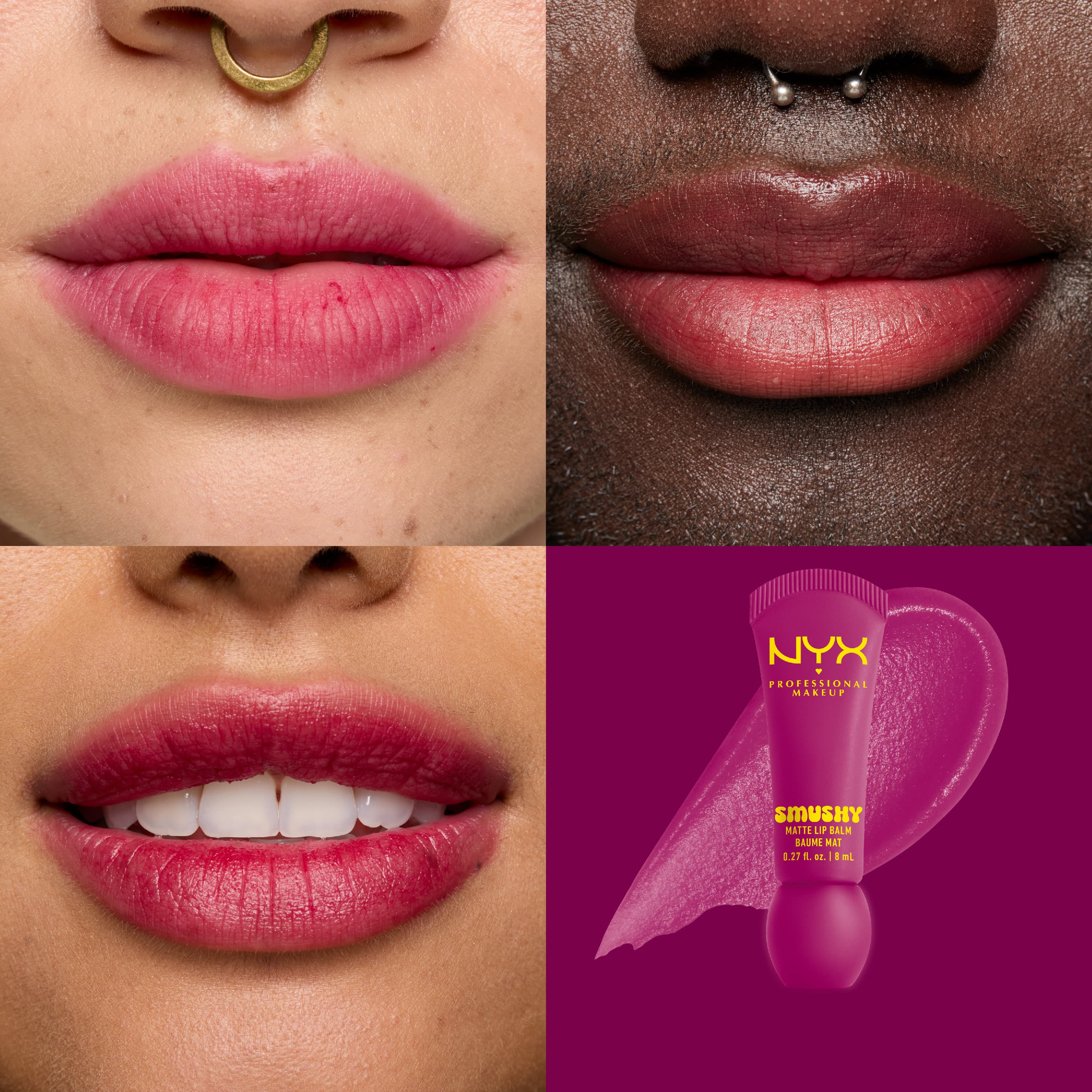 NYX Professional Makeup Smushy Matte Lip Balm 12 Silly Sippin 8 ml - produktbild 2