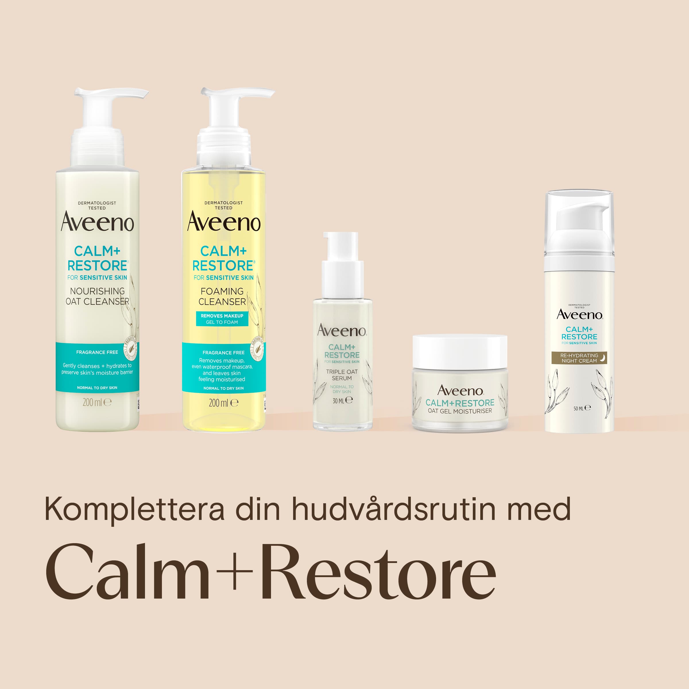 Aveeno CALM+RESTORE Oat Gel Moisturiser 50 ml 5