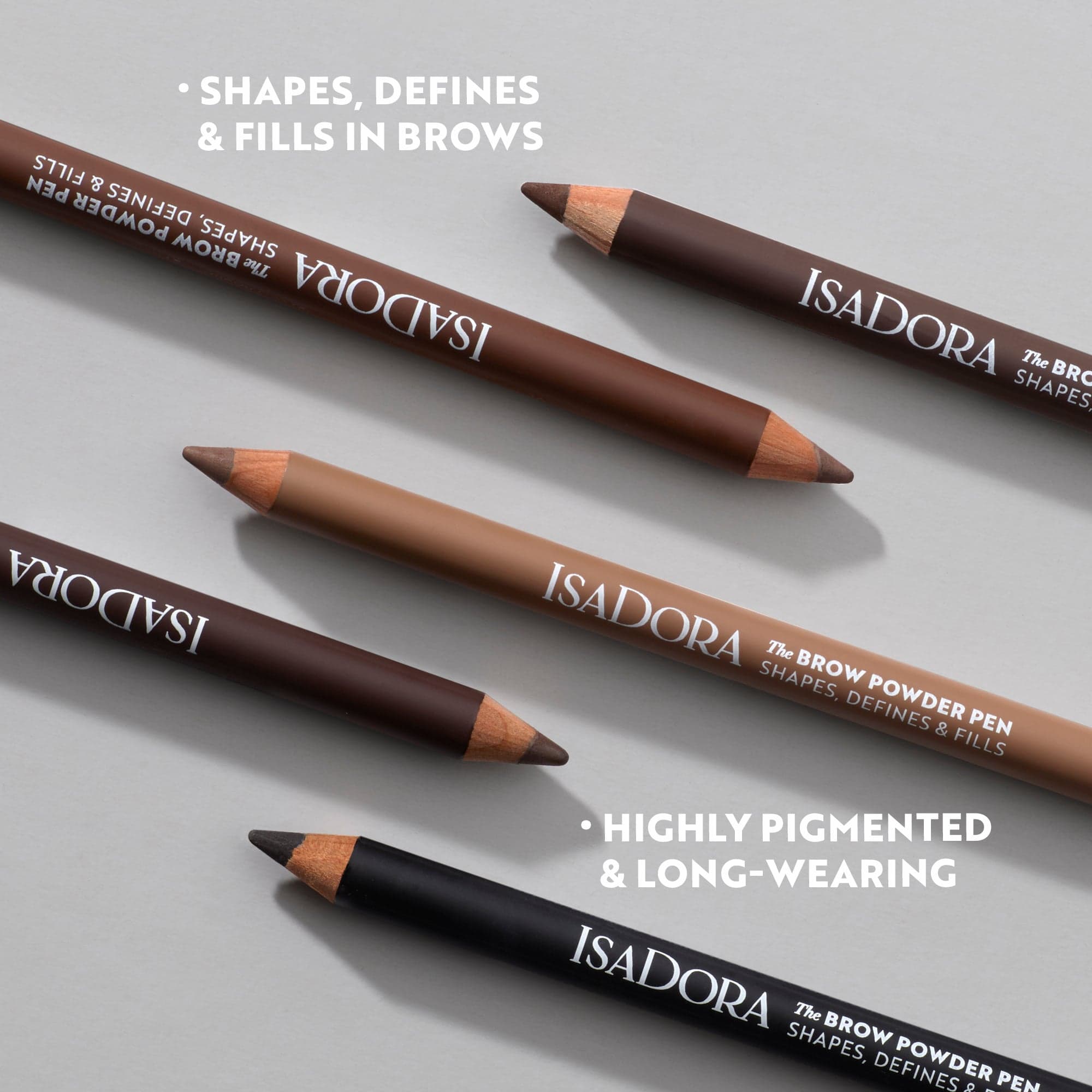 IsaDora The Brow Powder Pen Shapes, Defines & Fills 04 Light Brown 1,1 g - produktbild 5