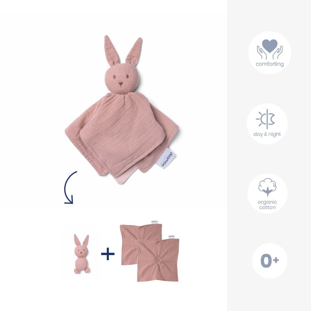 Doomoo Gosedjur med Snuttefiltar Rosa - produktbild 2