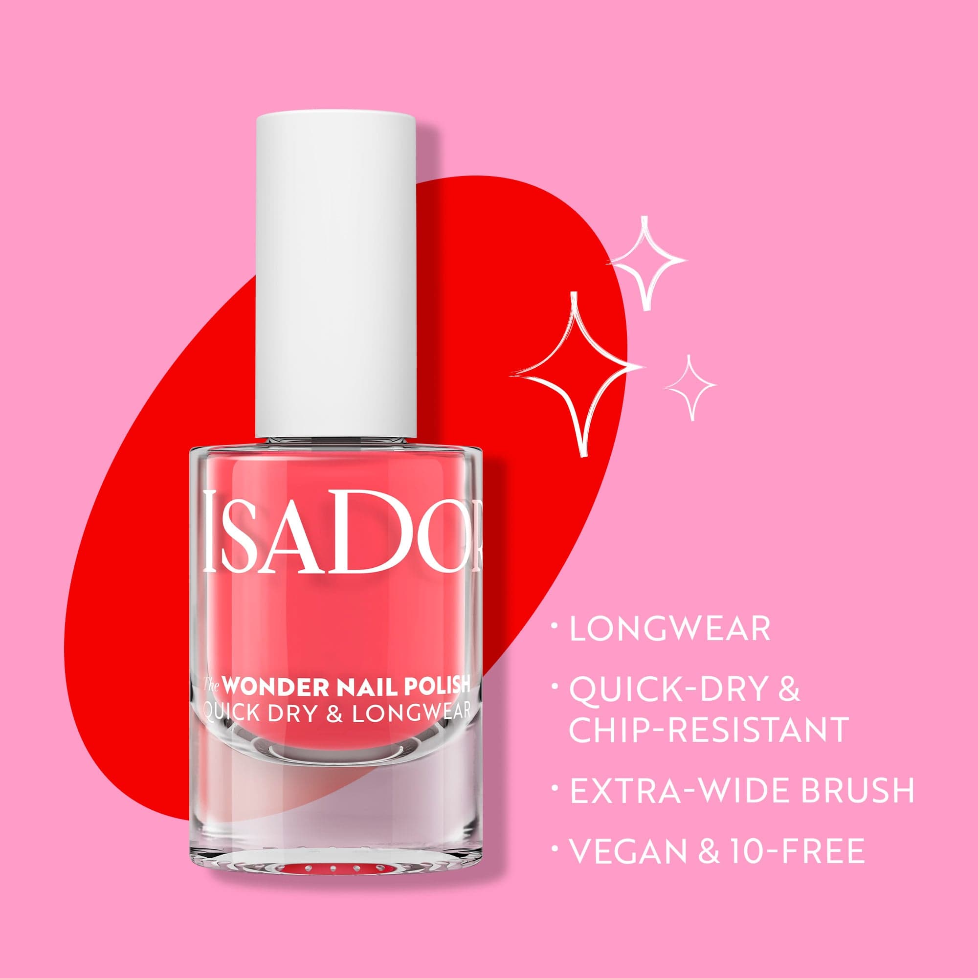 IsaDora The Wonder Nail Polish Quick Dry & Longwear 150 Lavender Love 5 ml - produktbild 4