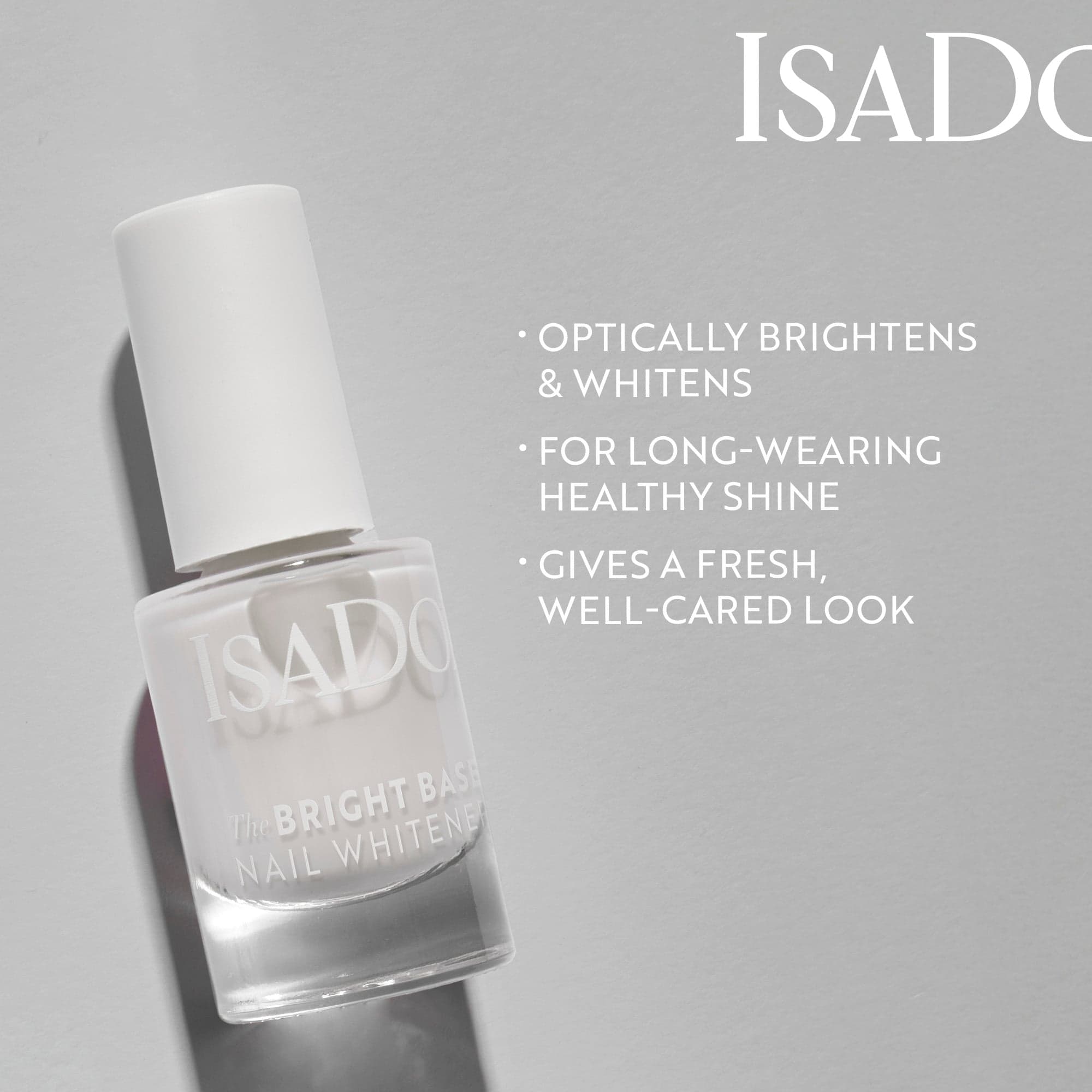 IsaDora The Bright Base Nail Whitener 04 Nail Whitener 5 ml - produktbild 2