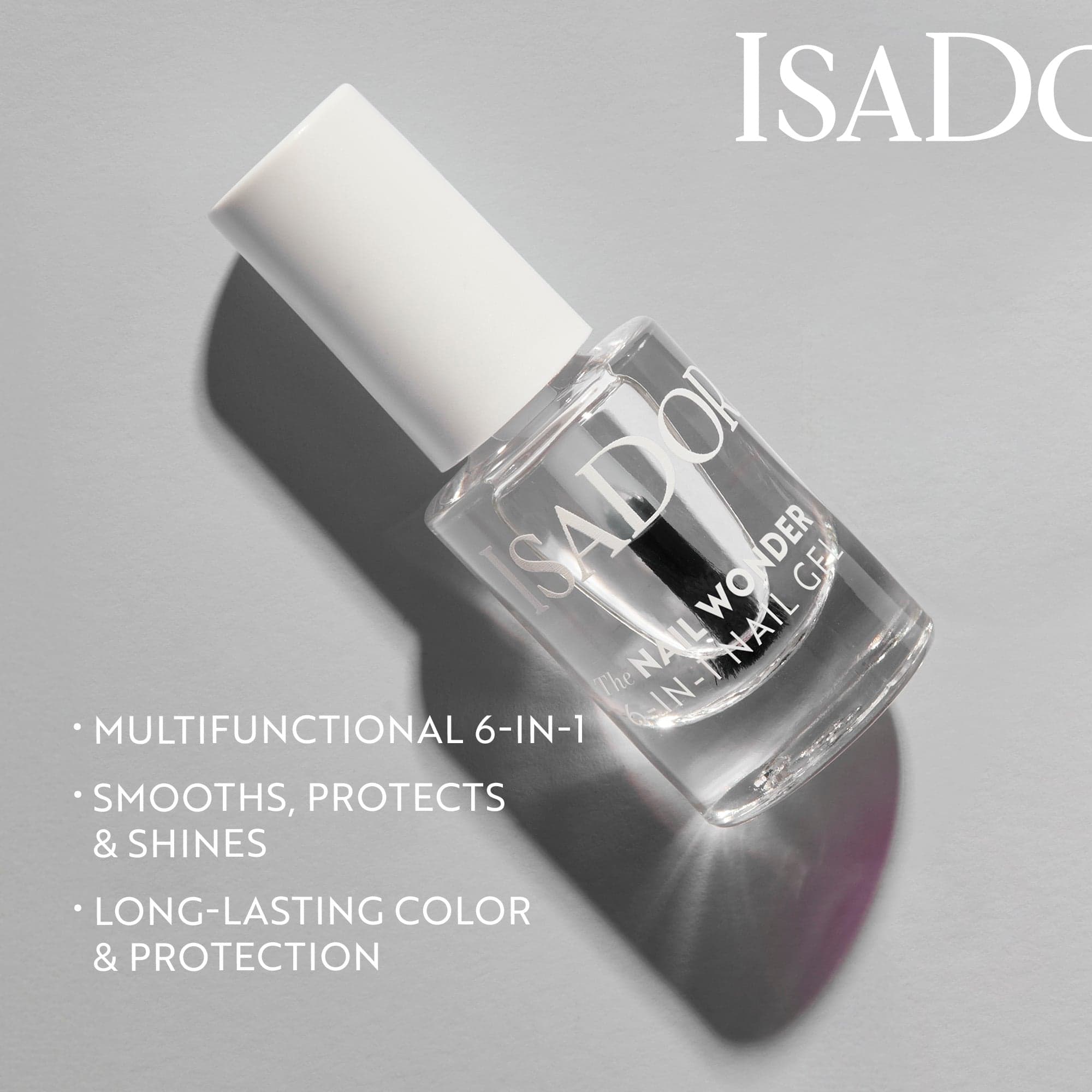 IsaDora The Nail Wonder 6 in 1 Nail Gel 09 Clear 6-in-1 5 ml - produktbild 2