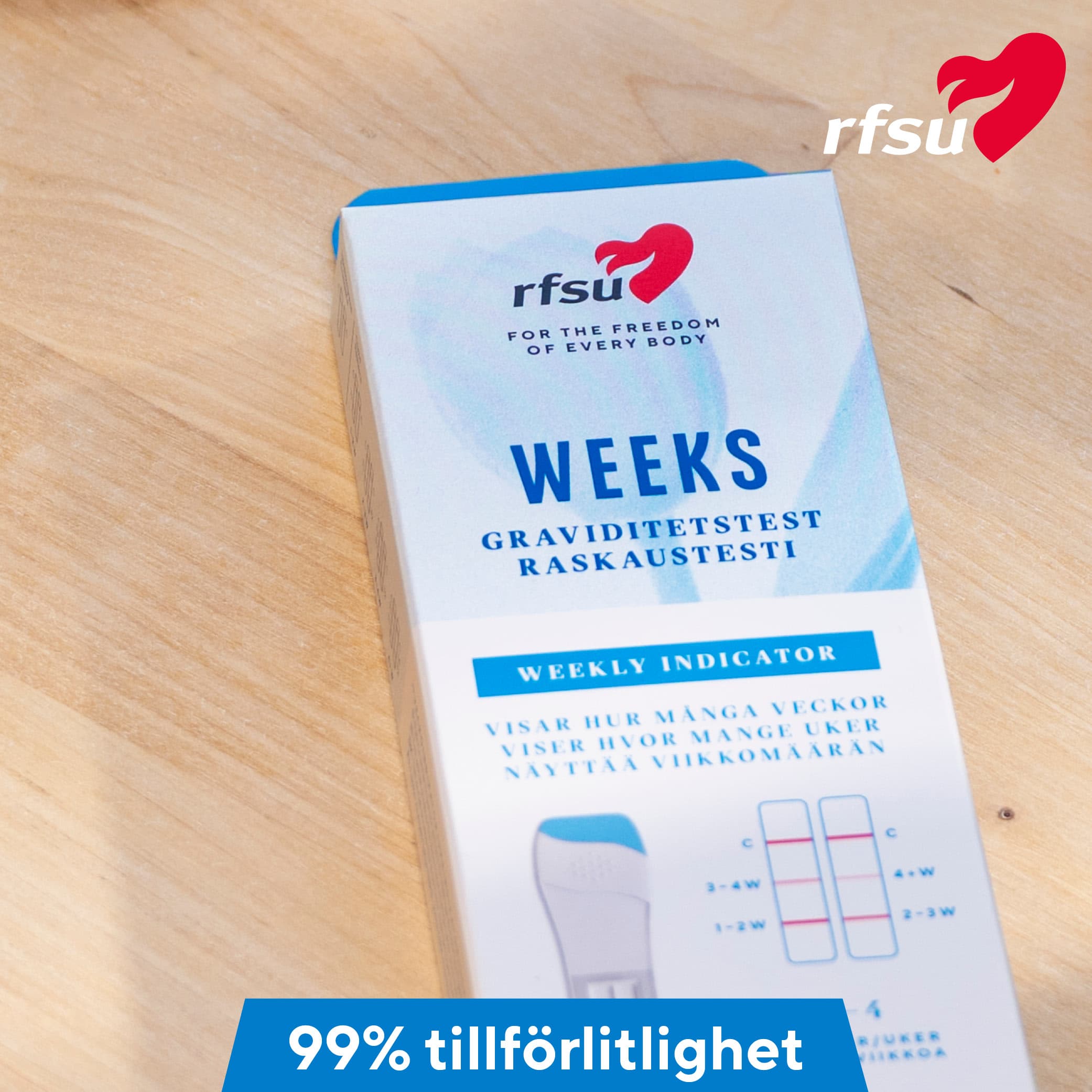 RFSU Graviditetstest Weeks 2 st 5