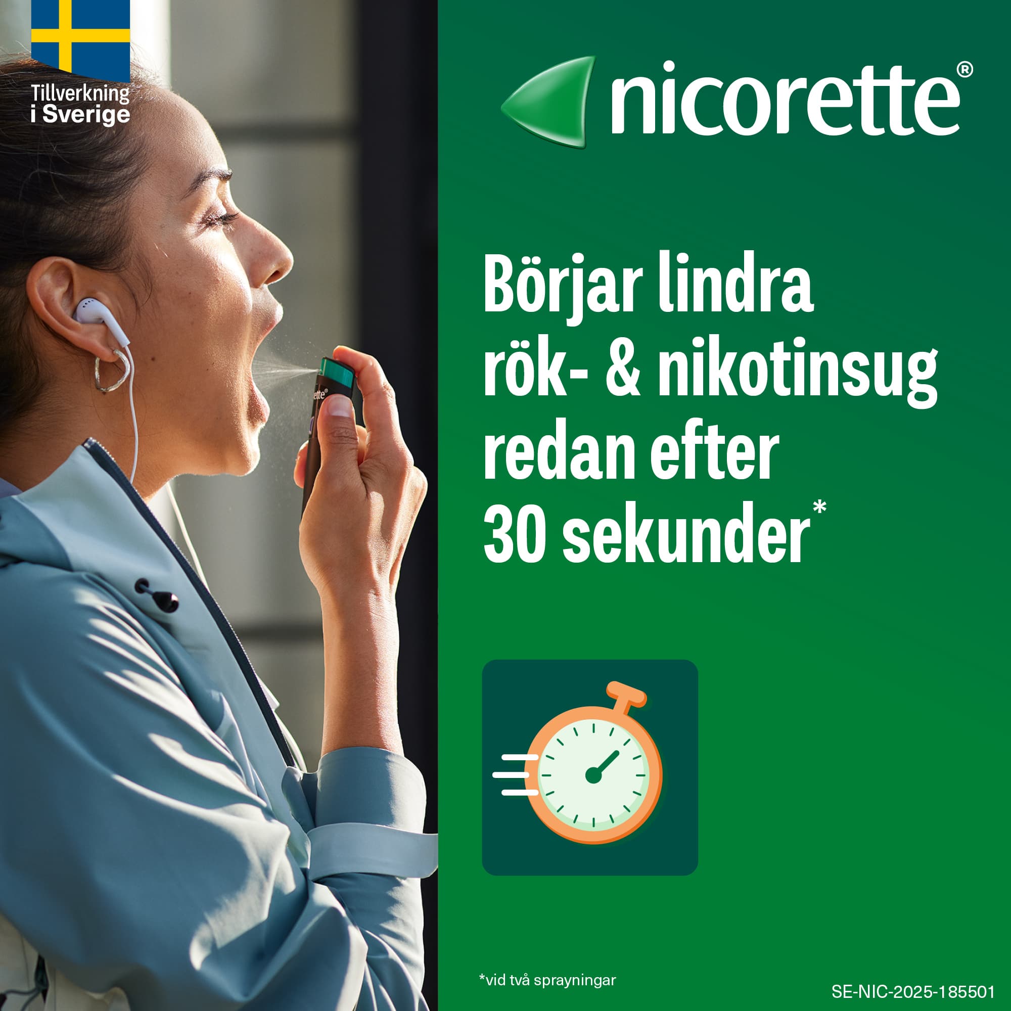 Nicorette Pepparmint, munhålespray, lösning 1 mg/spray 2 x 150 doser 2