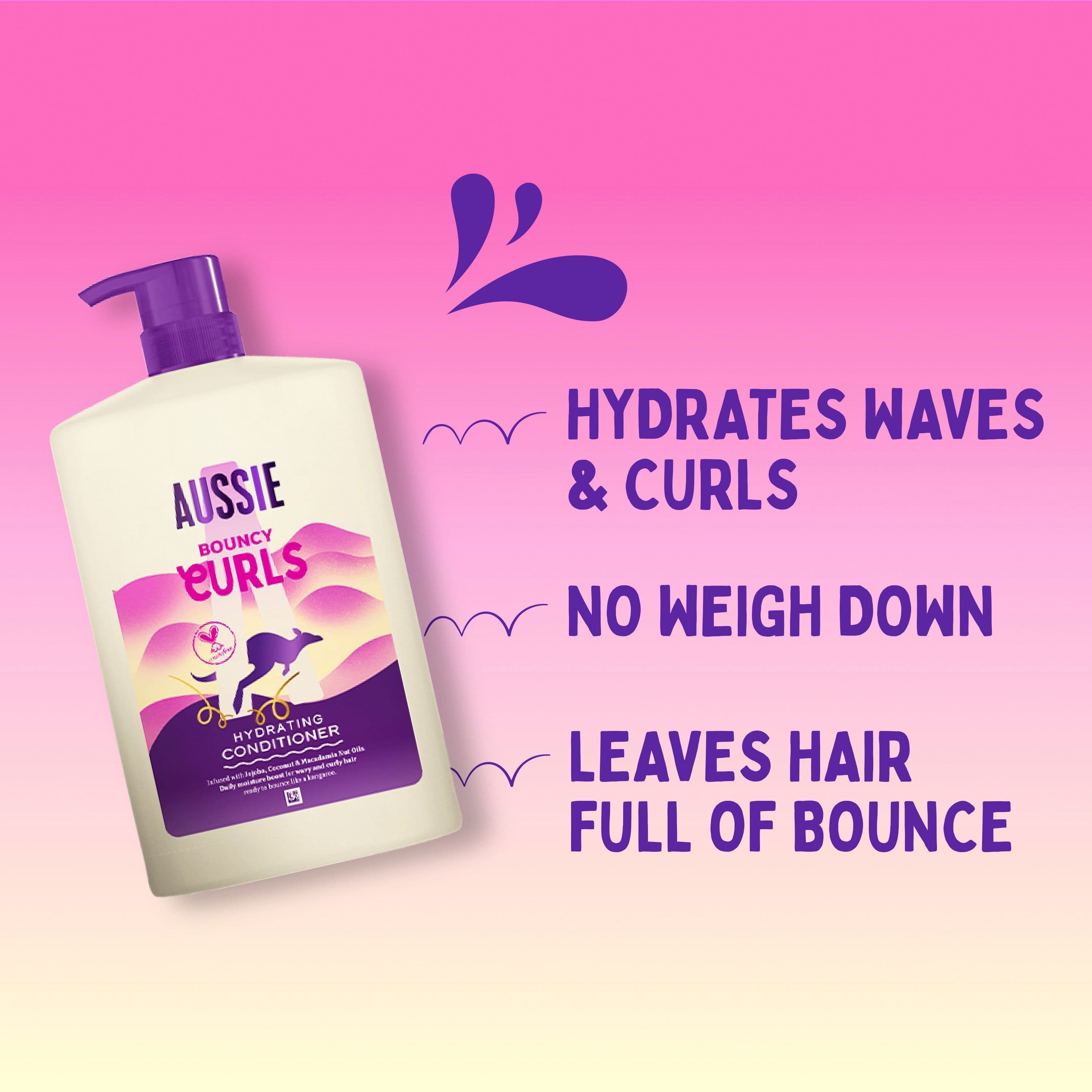 Aussie Bouncy Curls Hydrating Conditioner 400 ml - produktbild 2