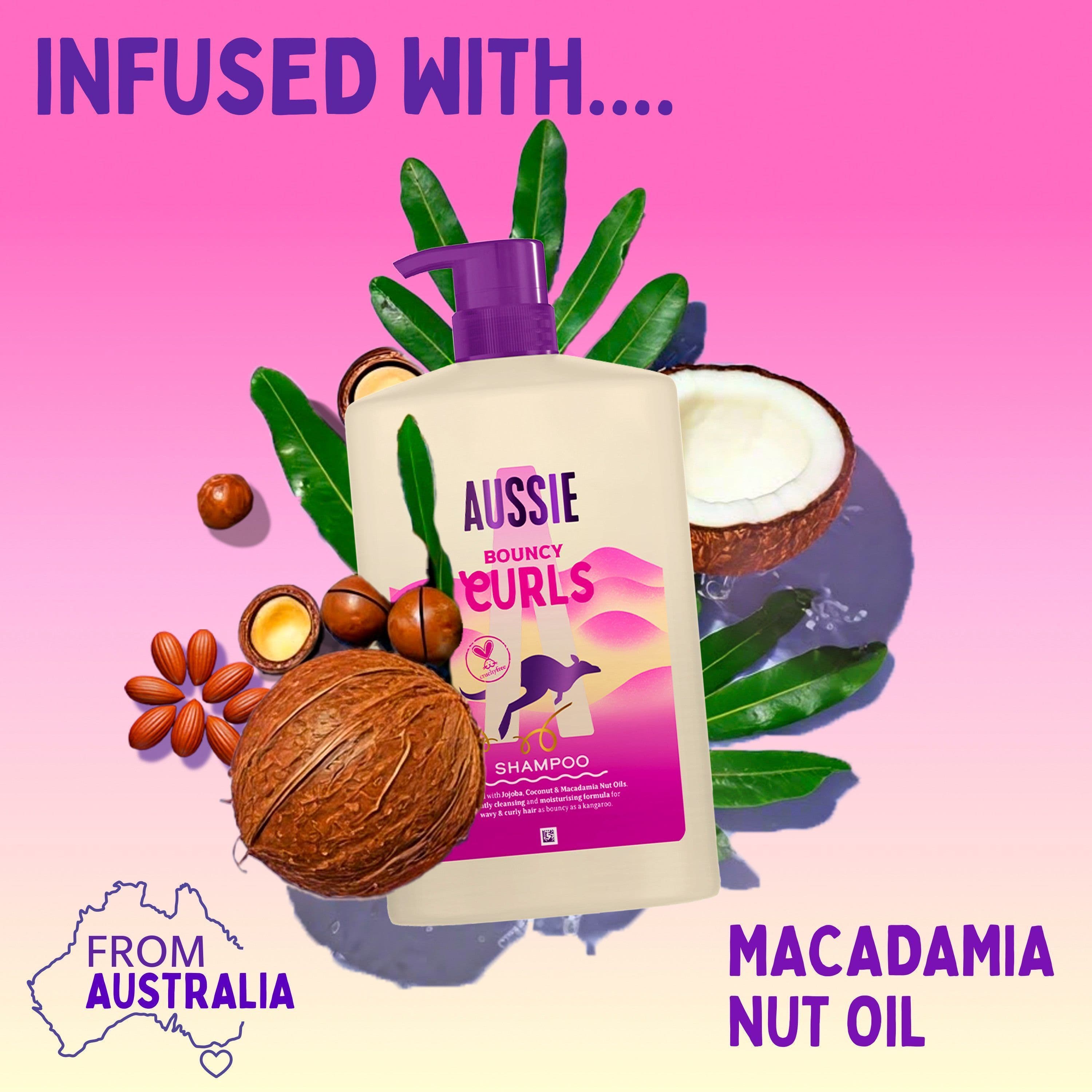 Aussie Bouncy Curls Schampo 600 ml 4