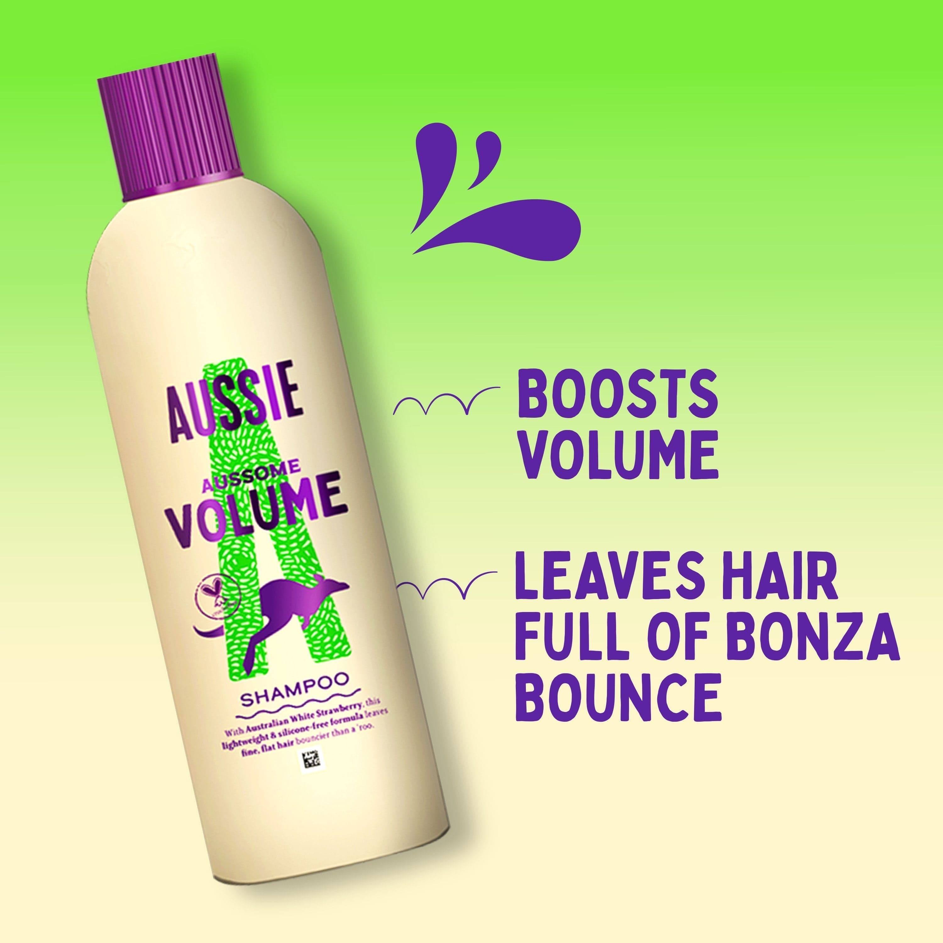 Aussie Aussome Volume Schampo 400 ml - produktbild 2