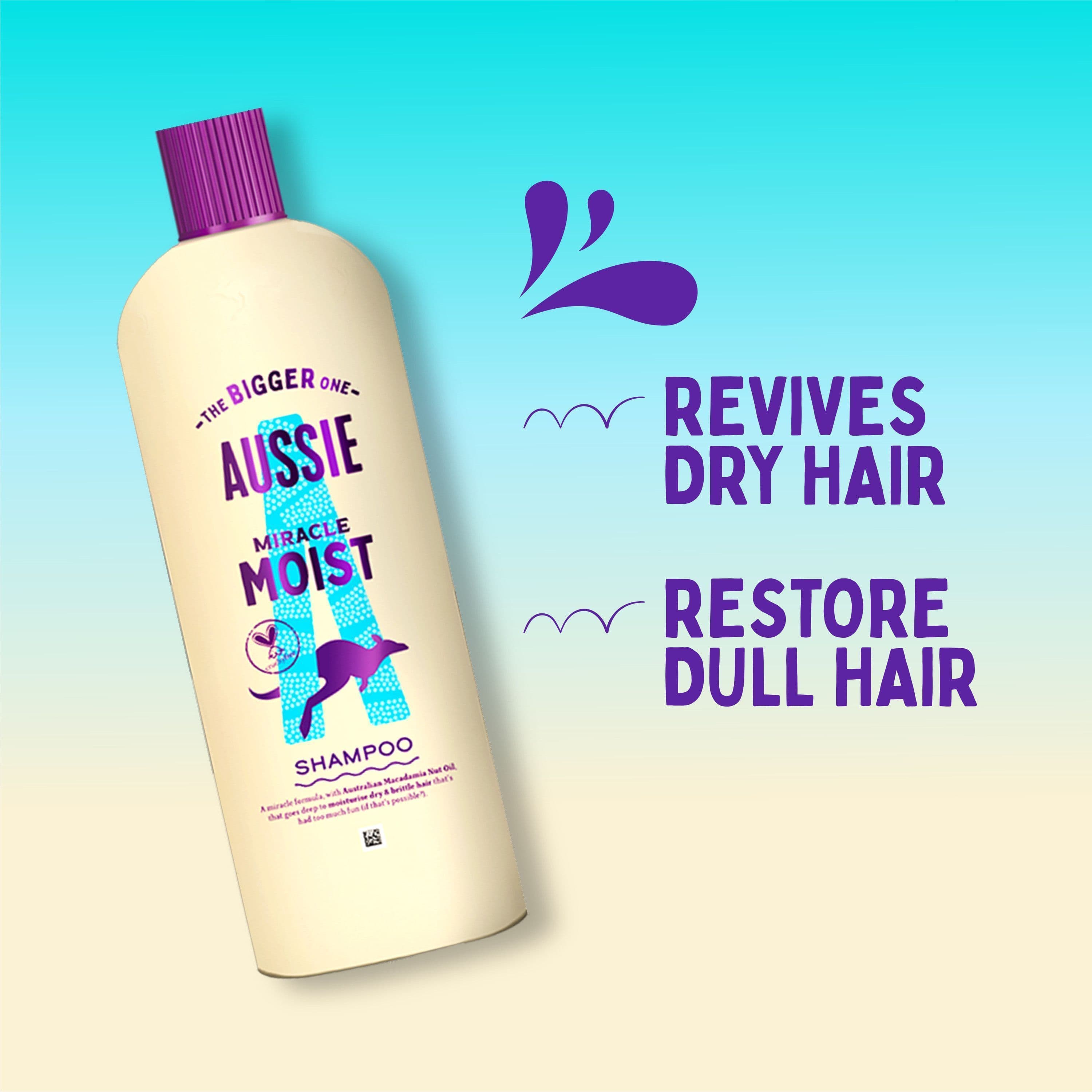 Aussie Miracle Moist Schampo 600 ml 2