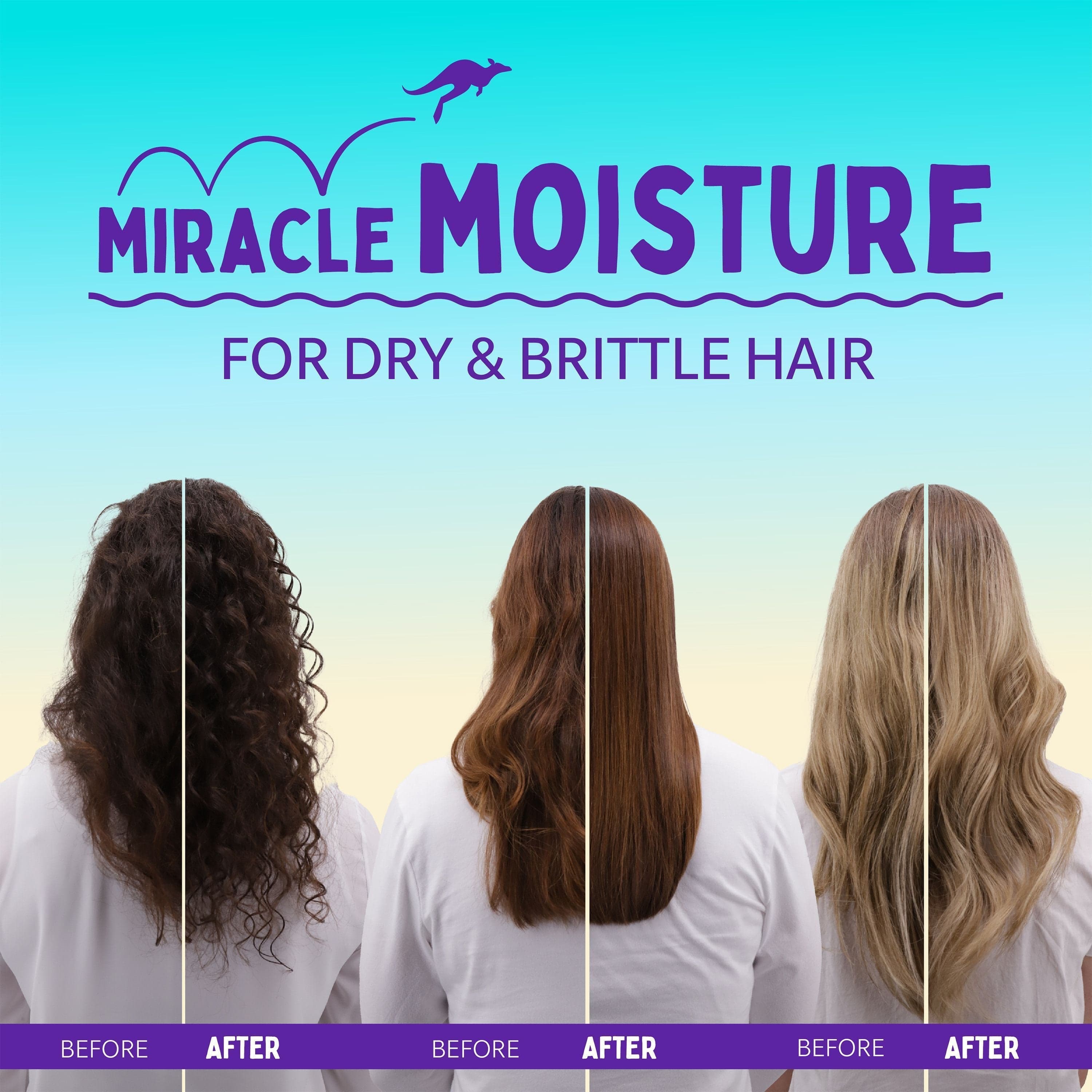 Aussie Miracle Moist Schampo 400 ml - produktbild 3